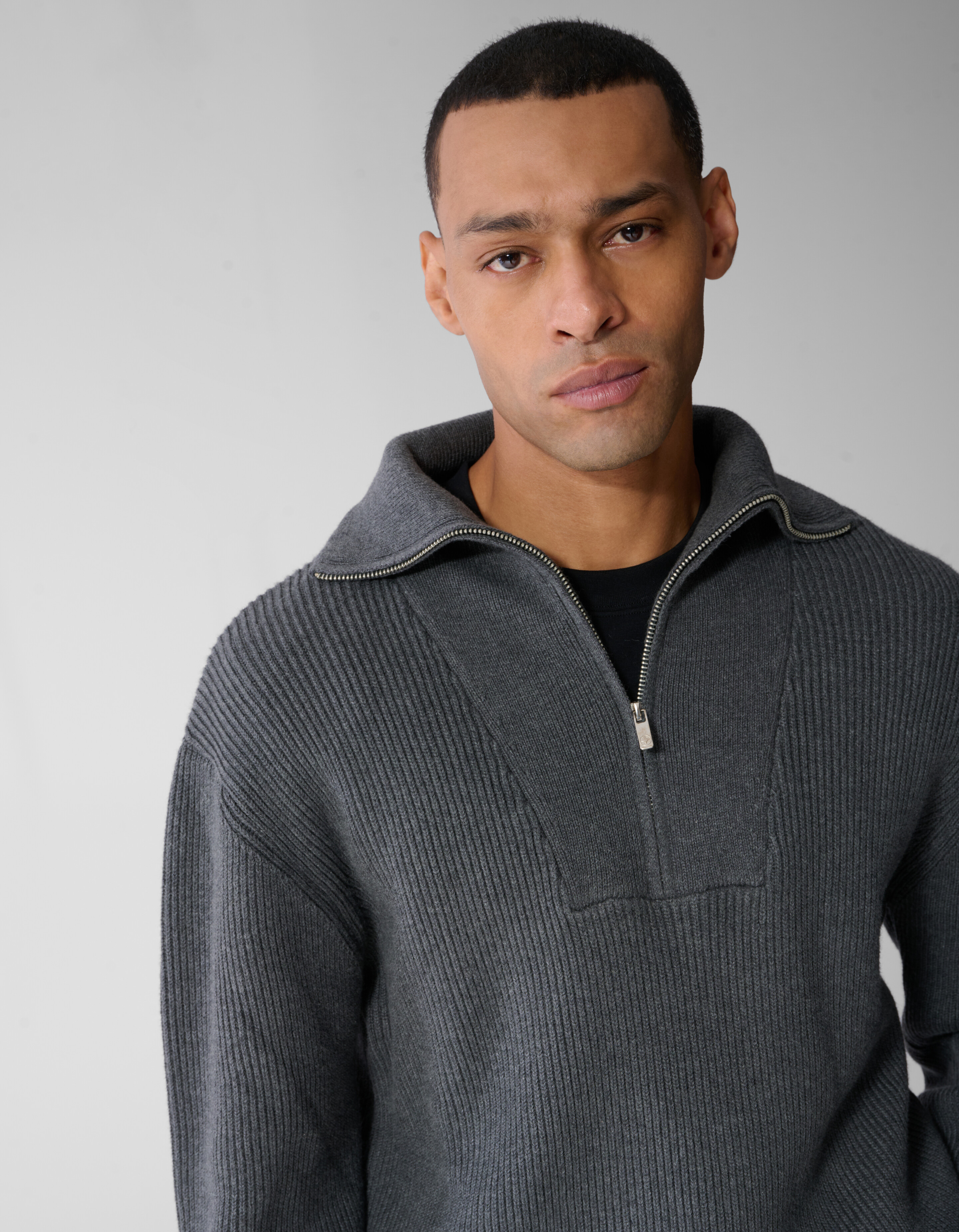 Relaxed Sailor Pullover Grau SHOEBY MEN