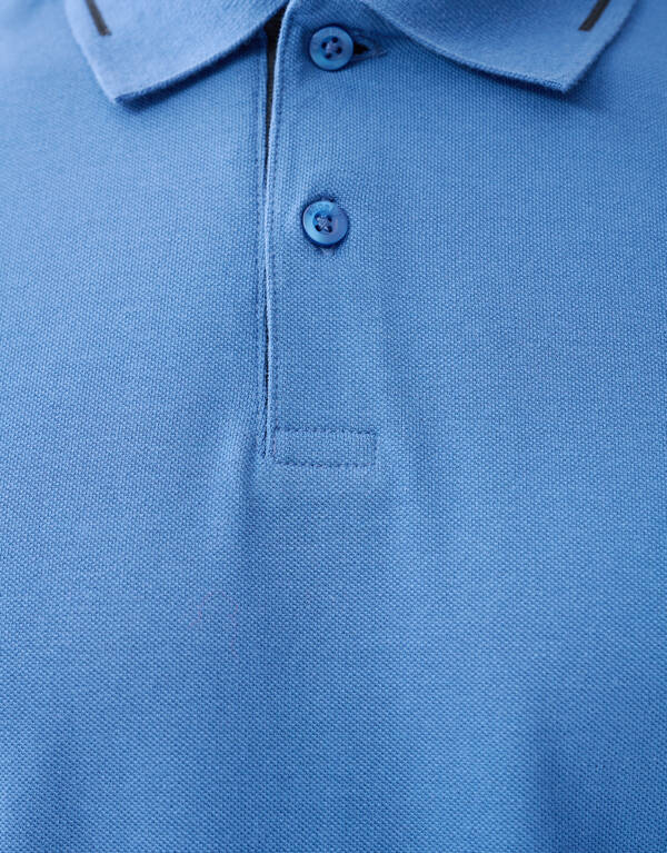 Pique Polo Blau SHOEBY MEN