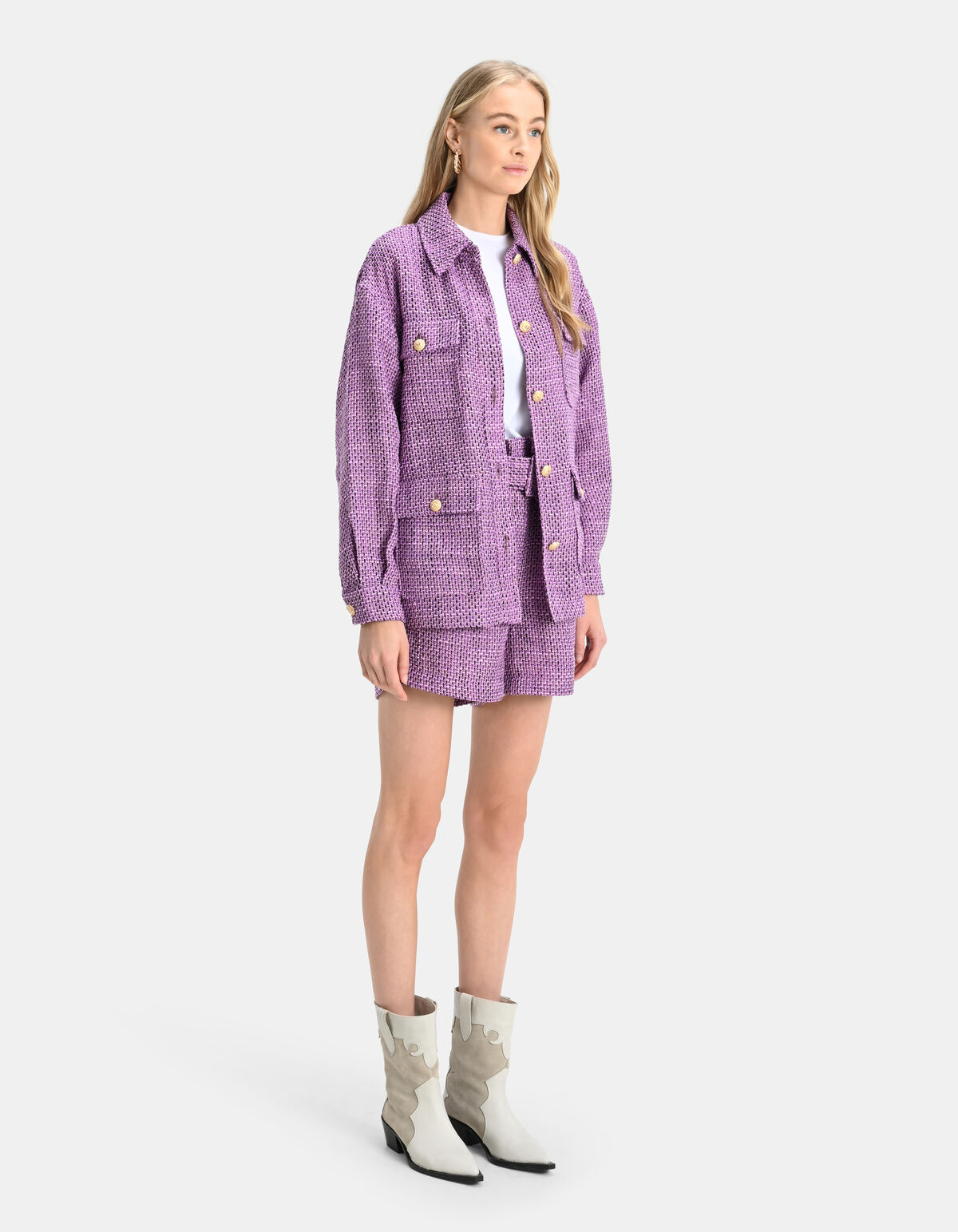 Shacket Rain Tweed SHOEBY WOMEN