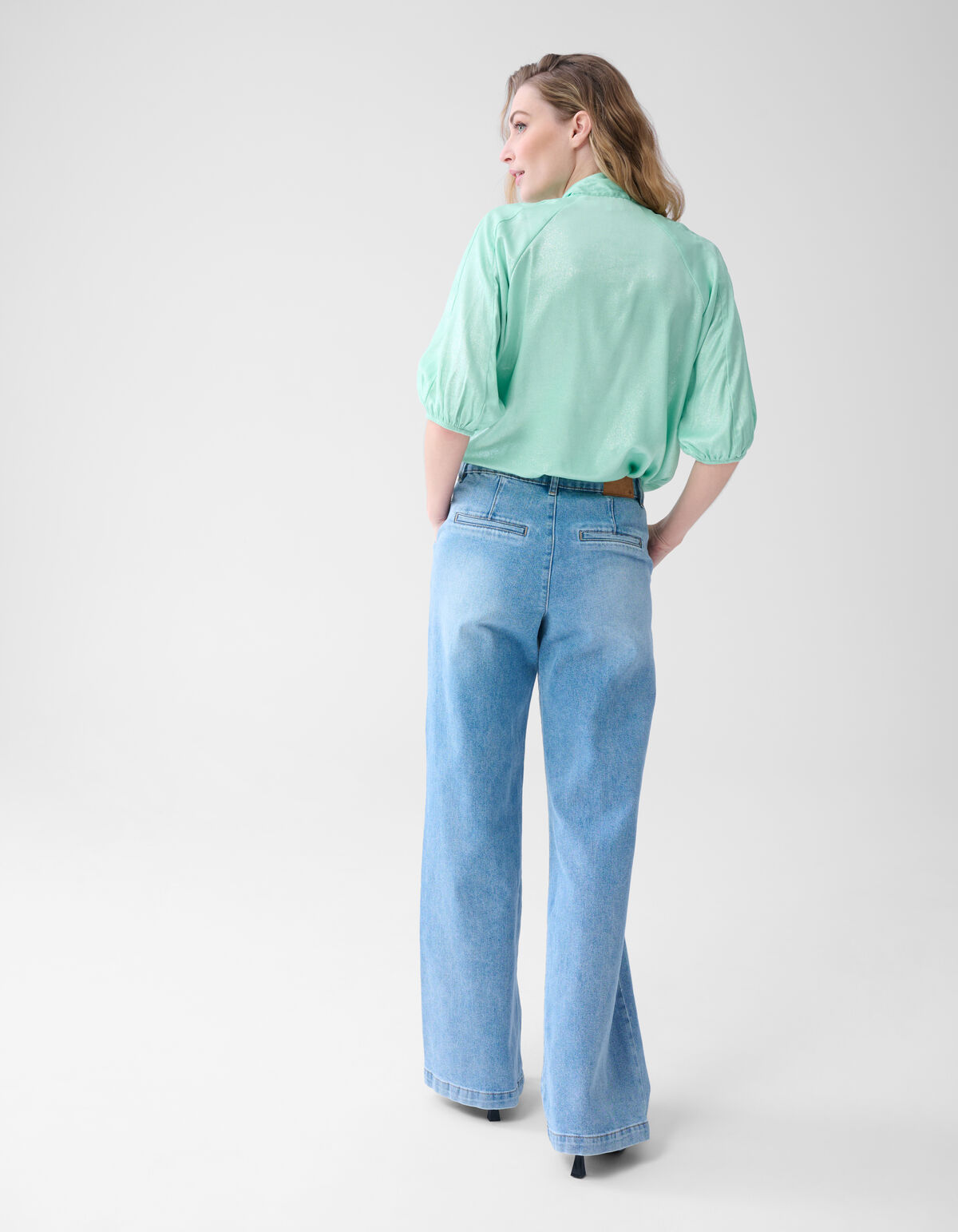 Shine Bluse Hellgr&uuml;n SHOEBY WOMEN