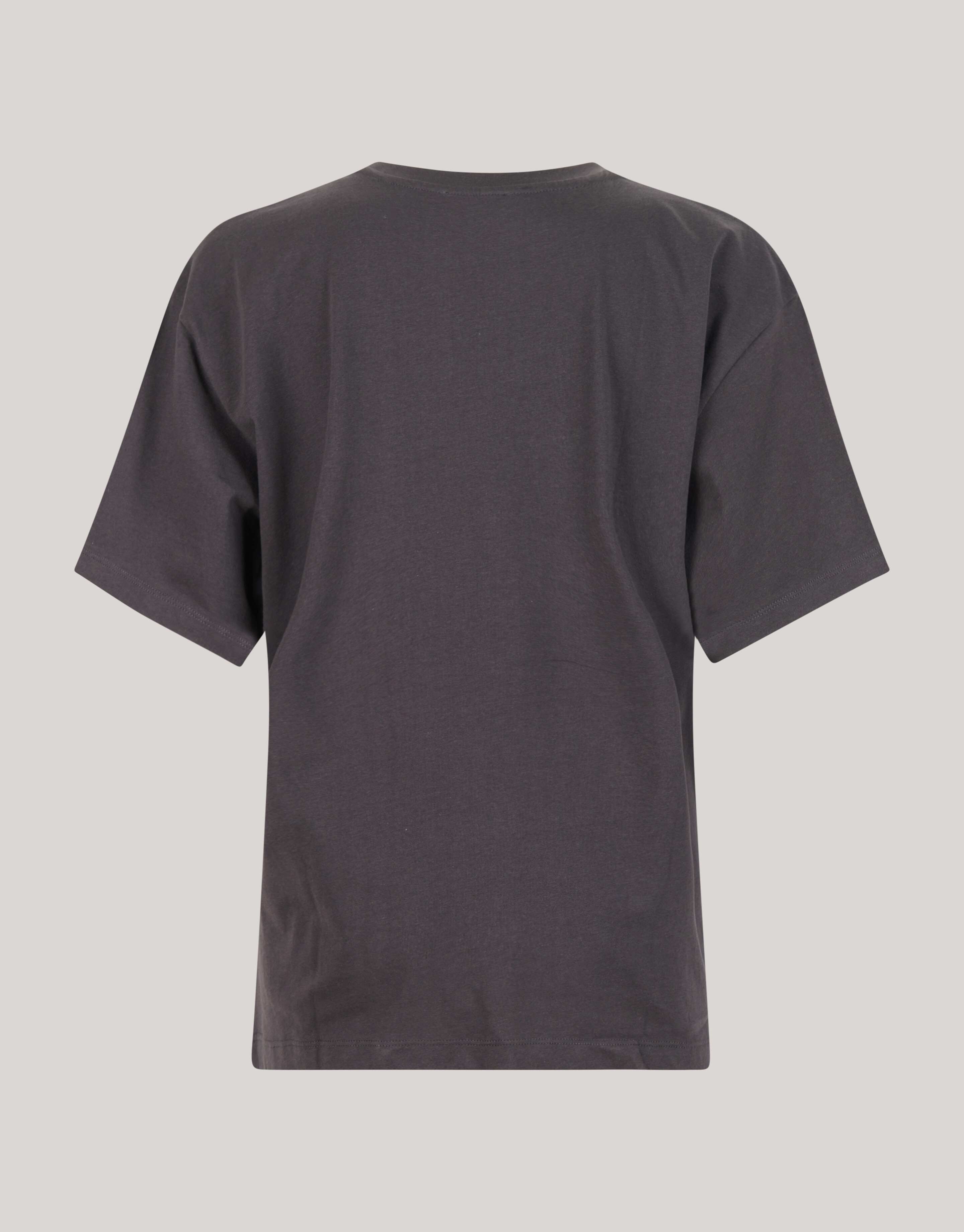 Besticktes Puff-T-Shirt Dunkelgrau SHOEBY WOMEN