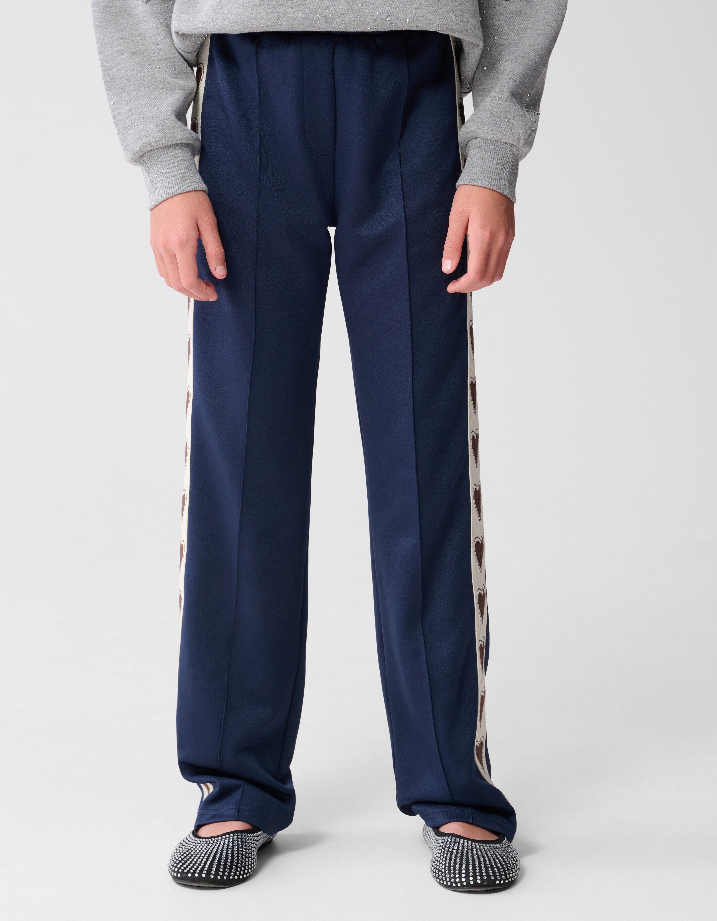 Sportliche Hose mit weitem Bein in Dunkelblau SHOEBY GIRLS