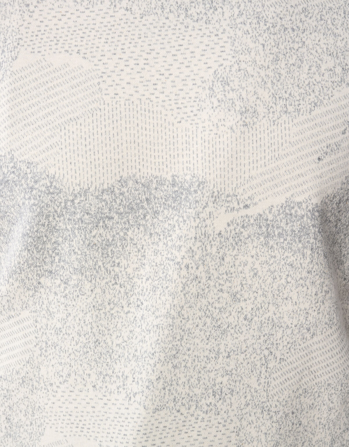 Jacquard Camouflage-Pullover Gebrochen Wei&szlig; SHOEBY MEN