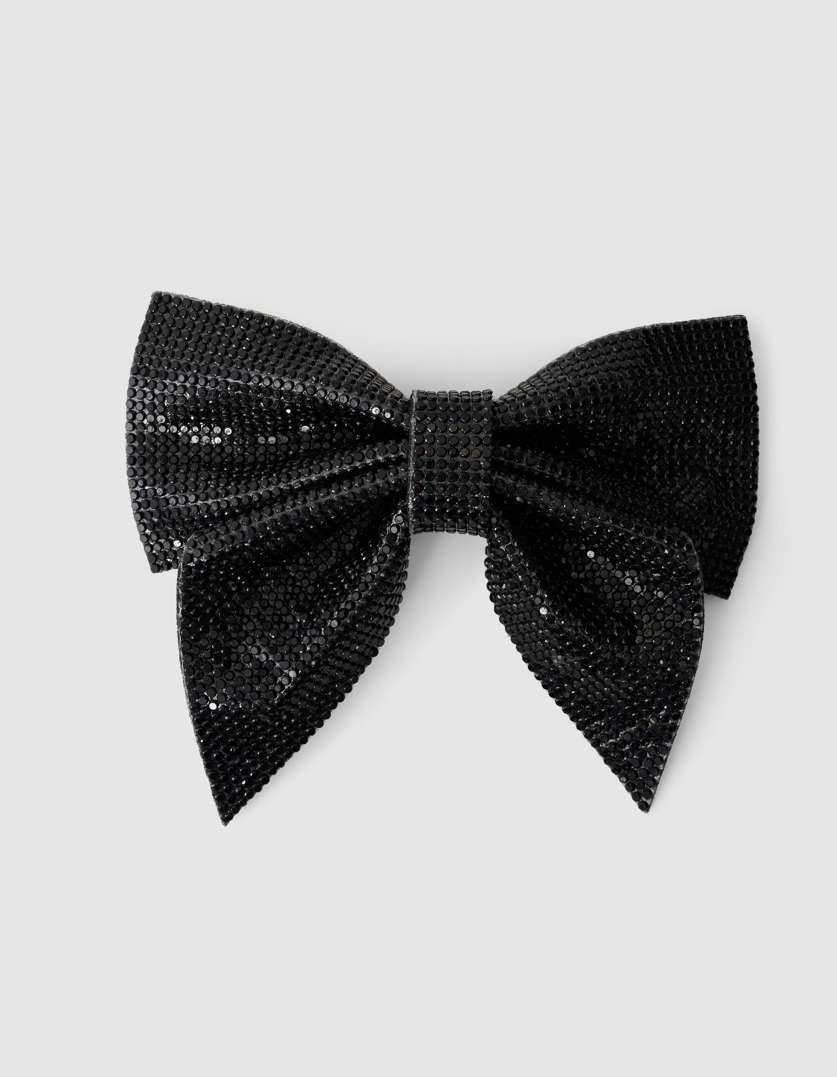 Haarspange mit Strass-Schleife in Schwarz SHOEBY ACCESSOIRES