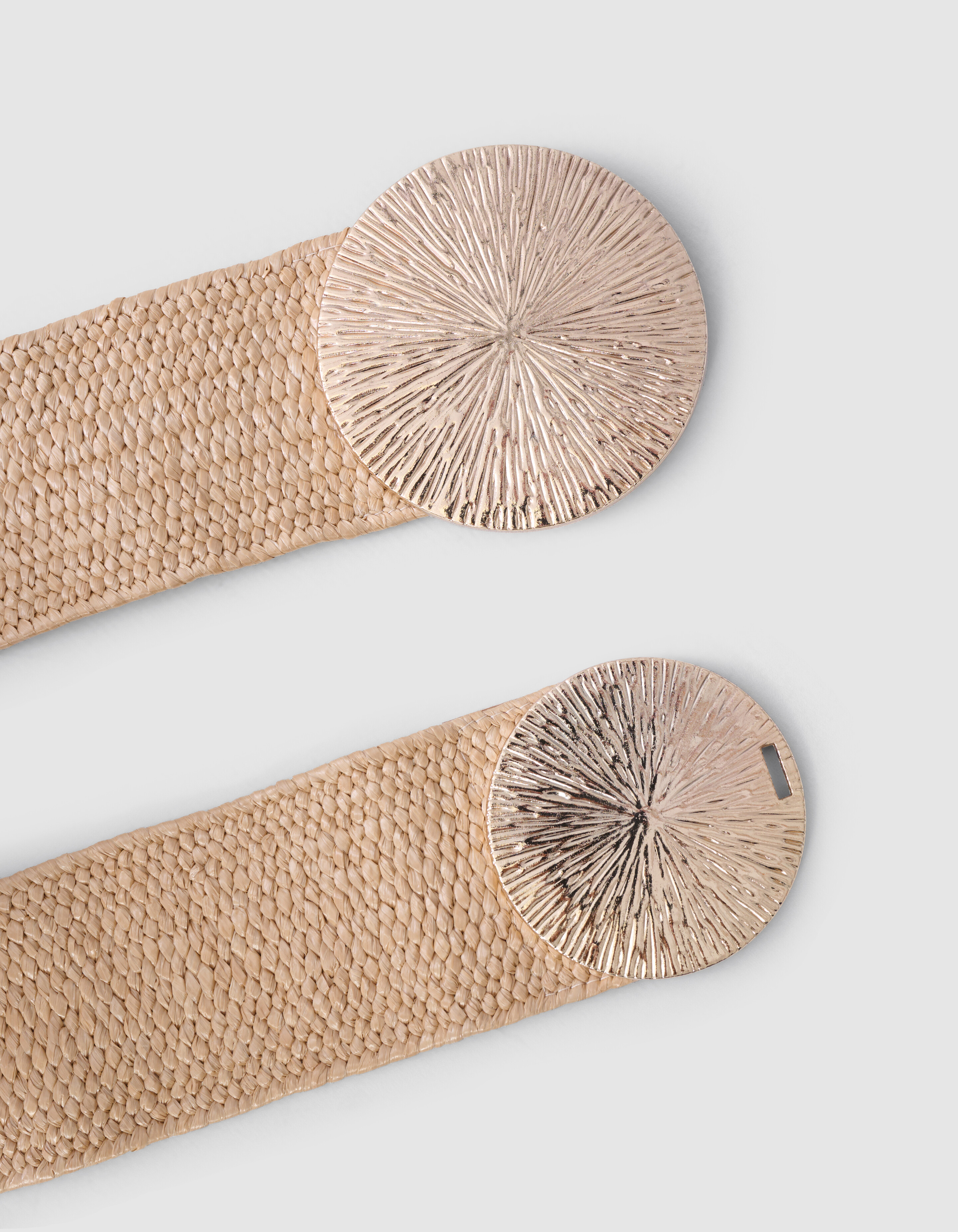 Geflochtener Gürtel Beige SHOEBY ACCESSOIRES