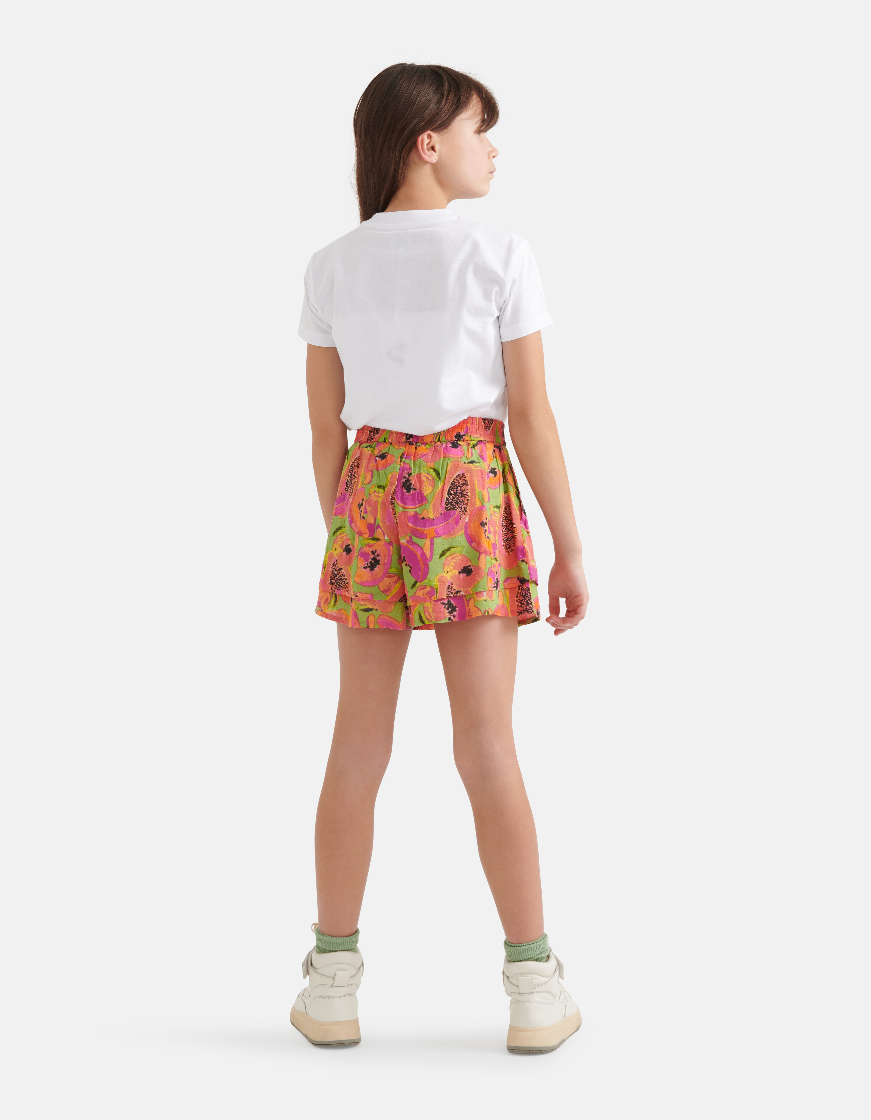 Obst-T-Shirt Weiß SHOEBY GIRLS
