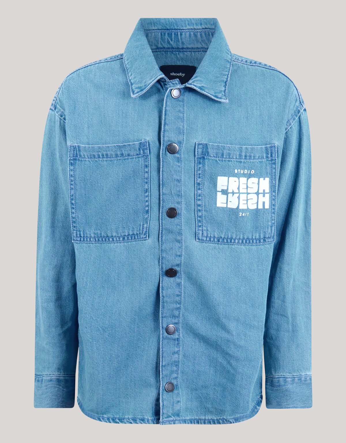Denim-Hemd Blau SHOEBY BOYS