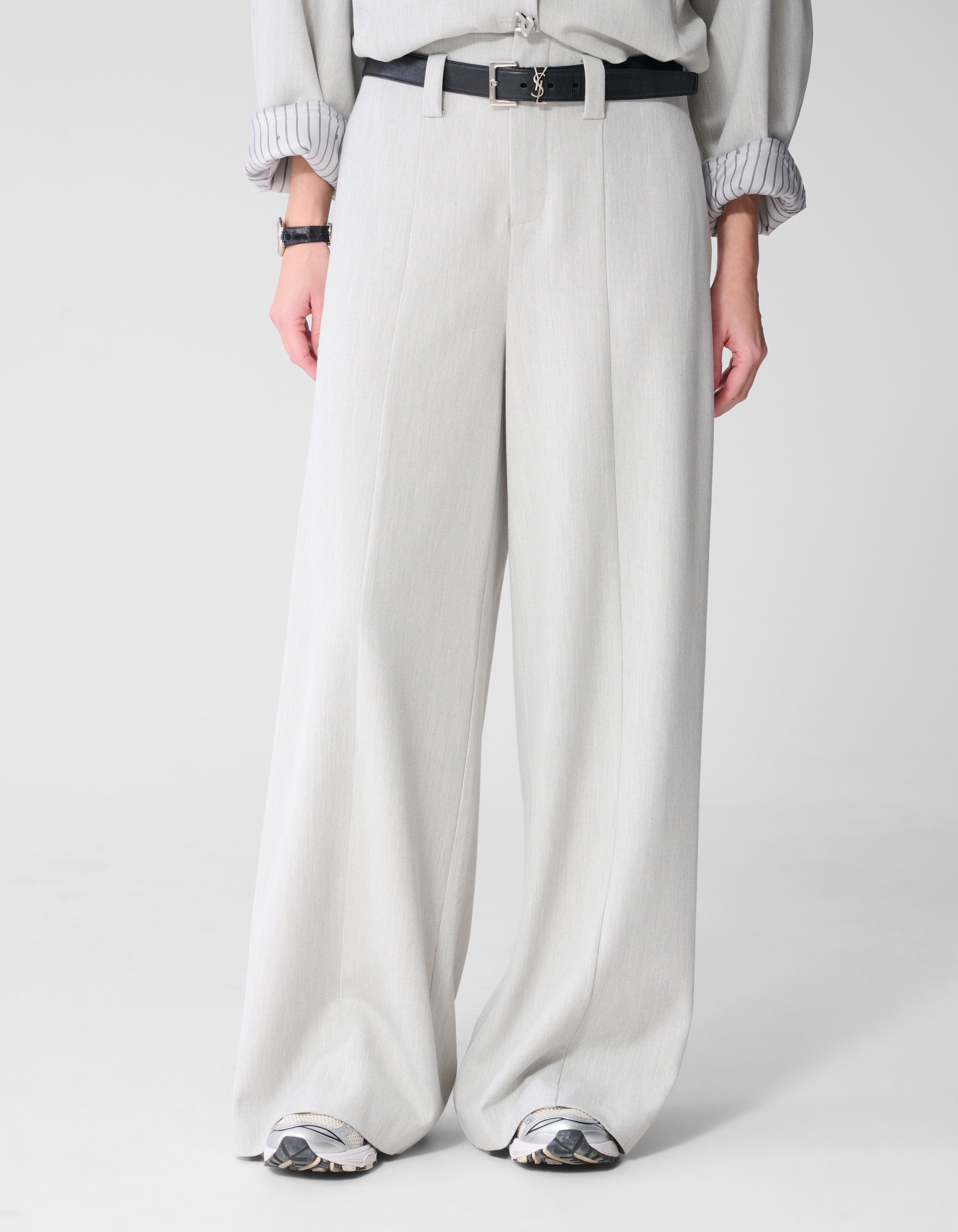 Weite Hosen Passform Hellgrau Von Mieke SHOEBY WOMEN