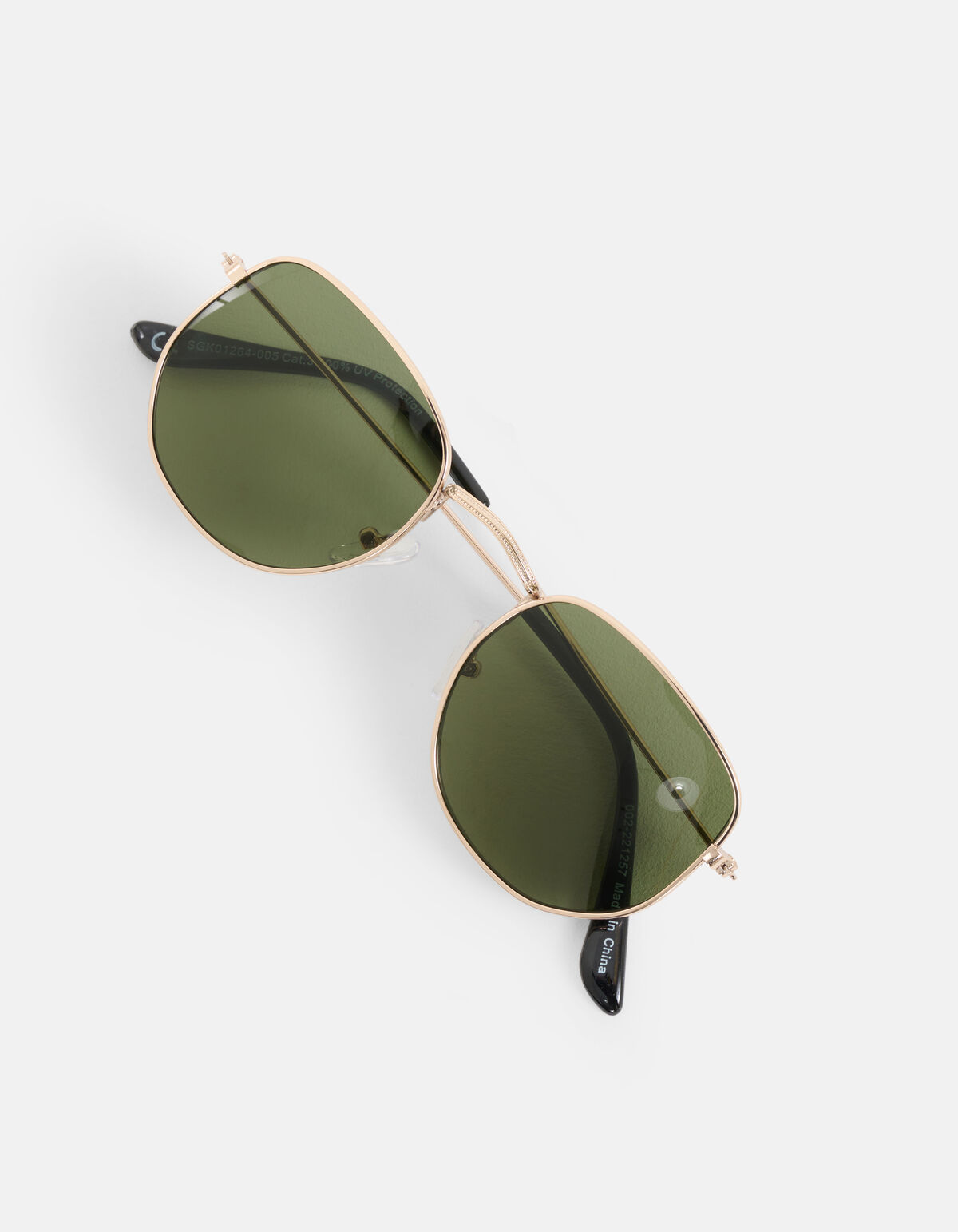 Runde Metall-Sonnenbrille Gold SHOEBY ACCESSOIRES