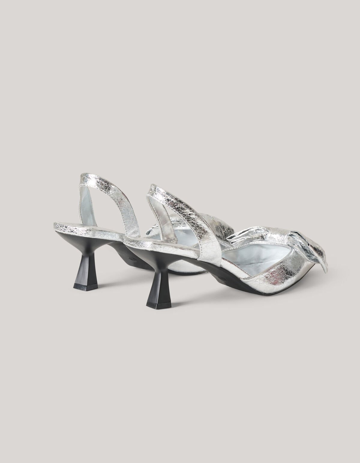 Schleife Fersen Silber SHOEBY SHOES