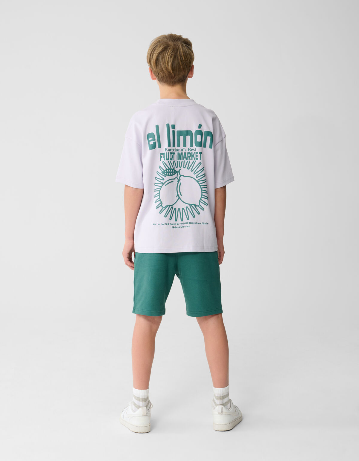 Limon Artwork T-Shirt Wei&szlig; SHOEBY BOYS