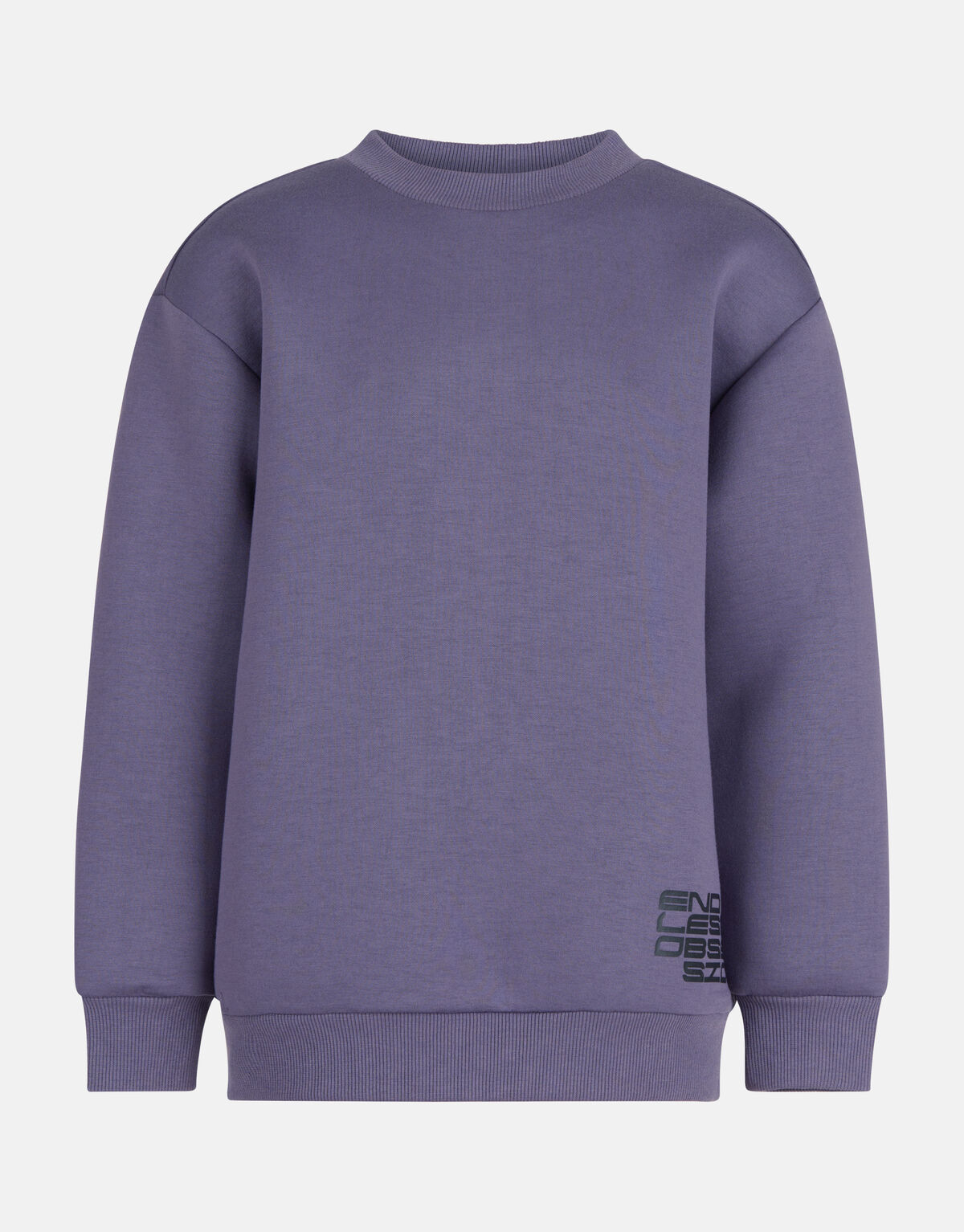 Sweatshirt mit Textdruck Dunkelviolett SHOEBY BOYS
