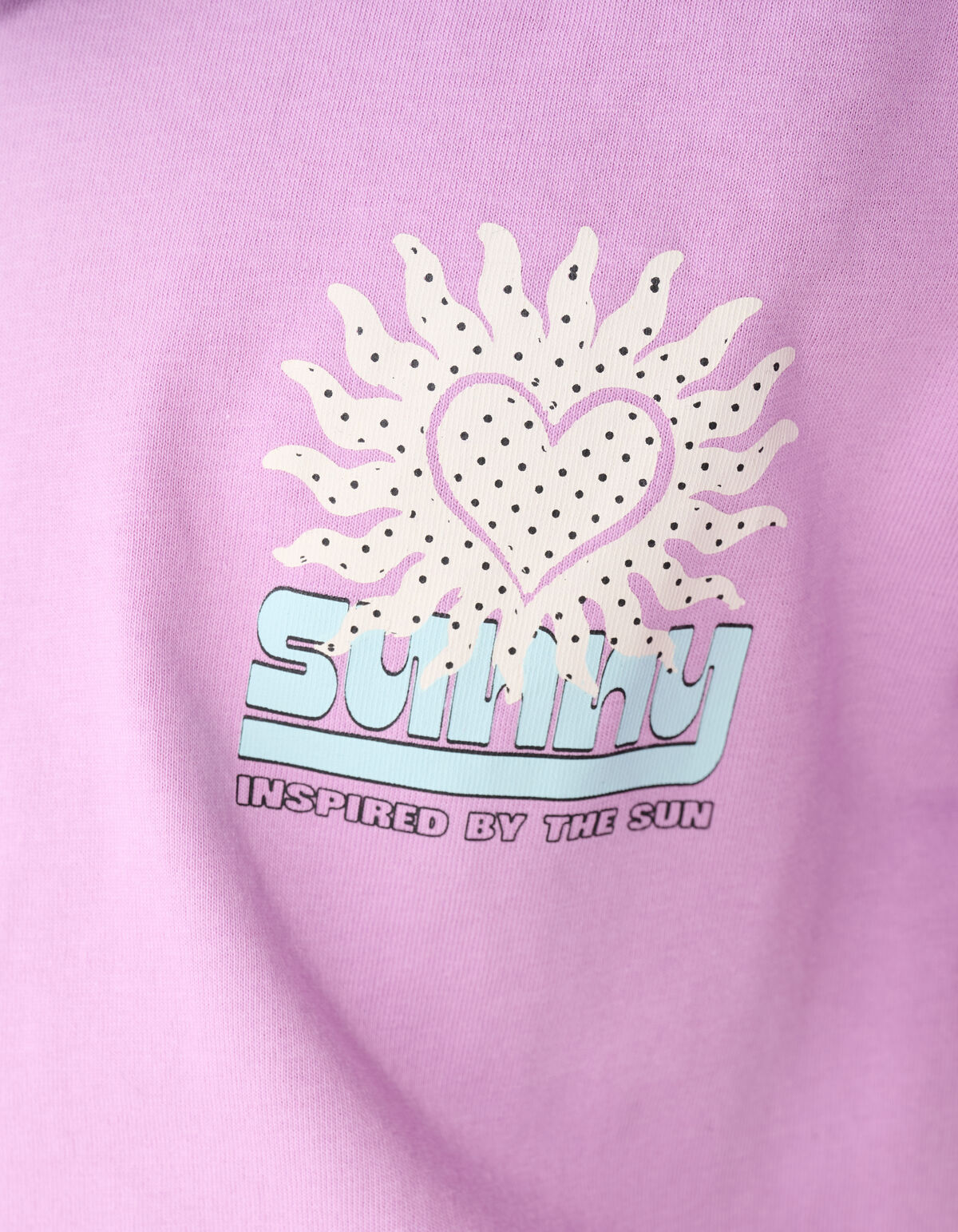 Sun Artwork T-Shirt Lila SHOEBY GIRLS