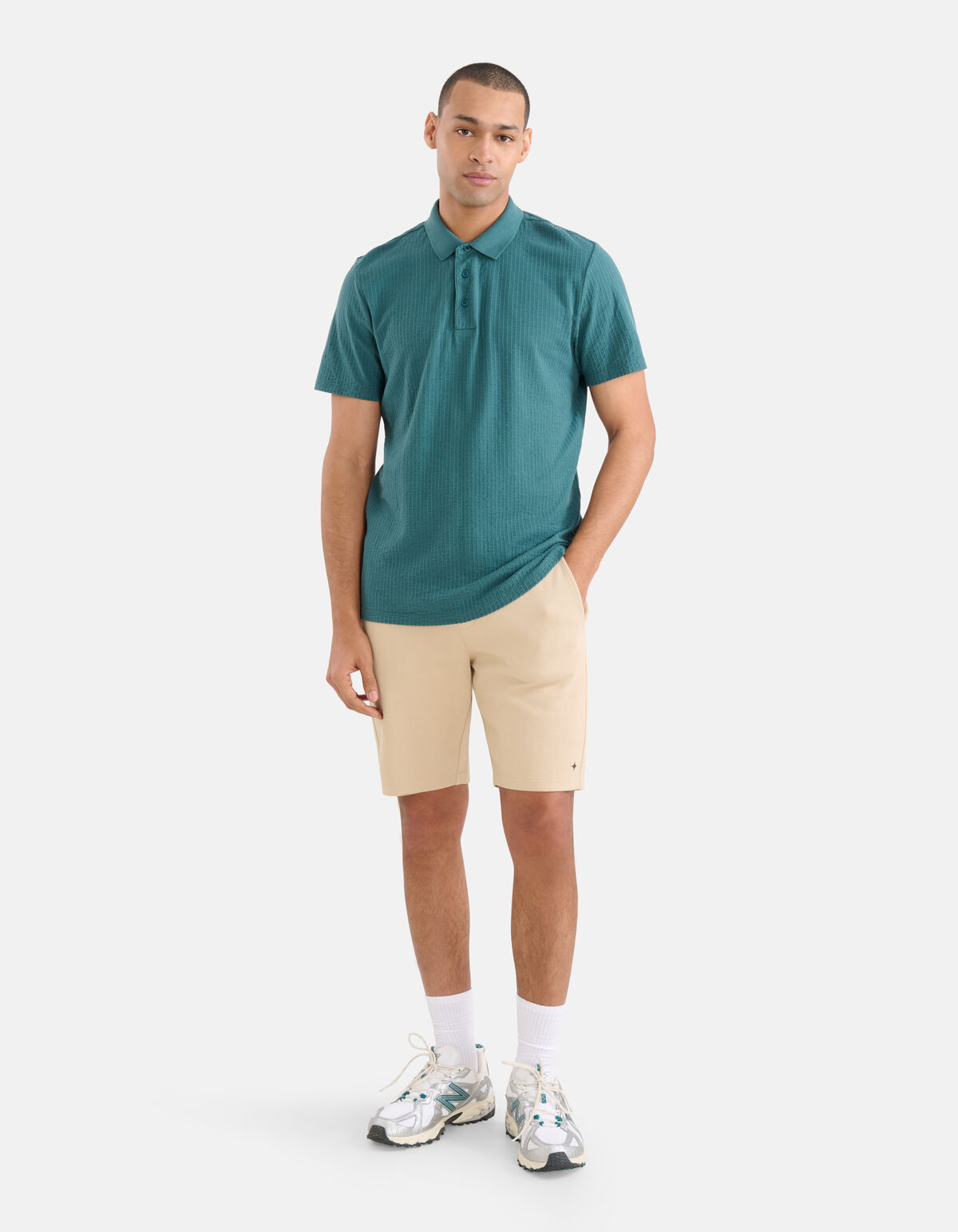Struktur Polo Türkis SHOEBY MEN