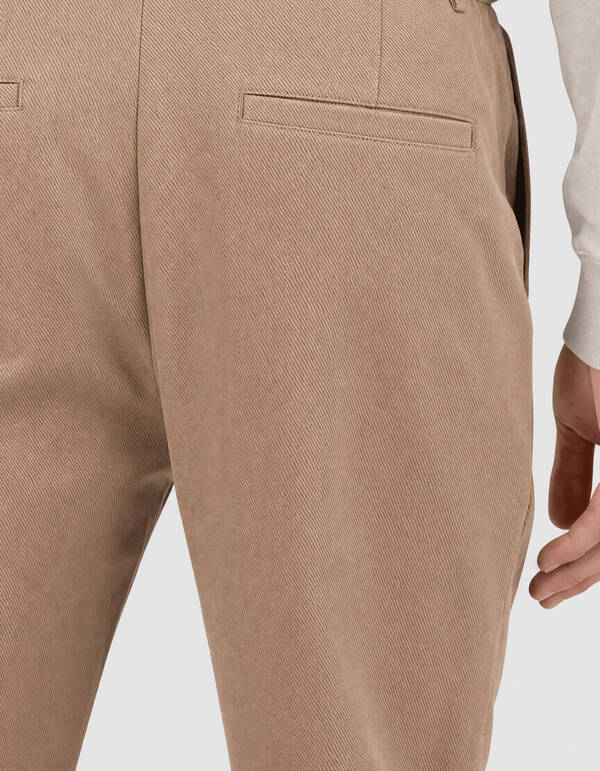 Keper Structuur Broek Lichtbruin SHOEBY MEN