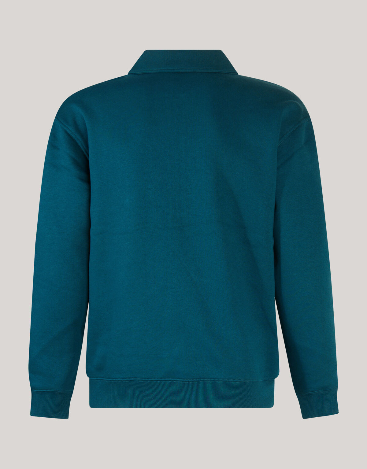 Zip Badge Pullover Dunkelgrün SHOEBY MEN