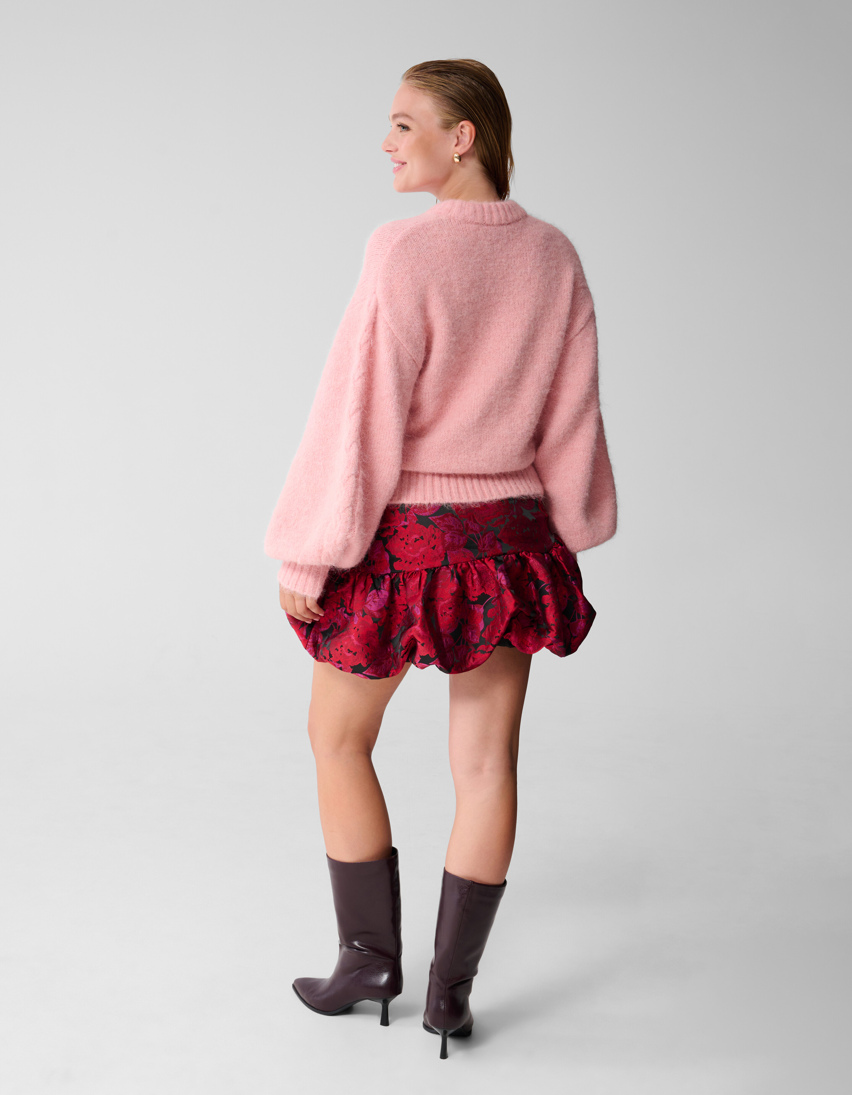 Hairy Oversized Pullover Hellrosa SHOEBY WOMEN