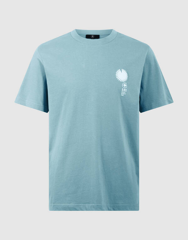 Radar Artwork T-Shirt Hellblau SHOEBY MEN