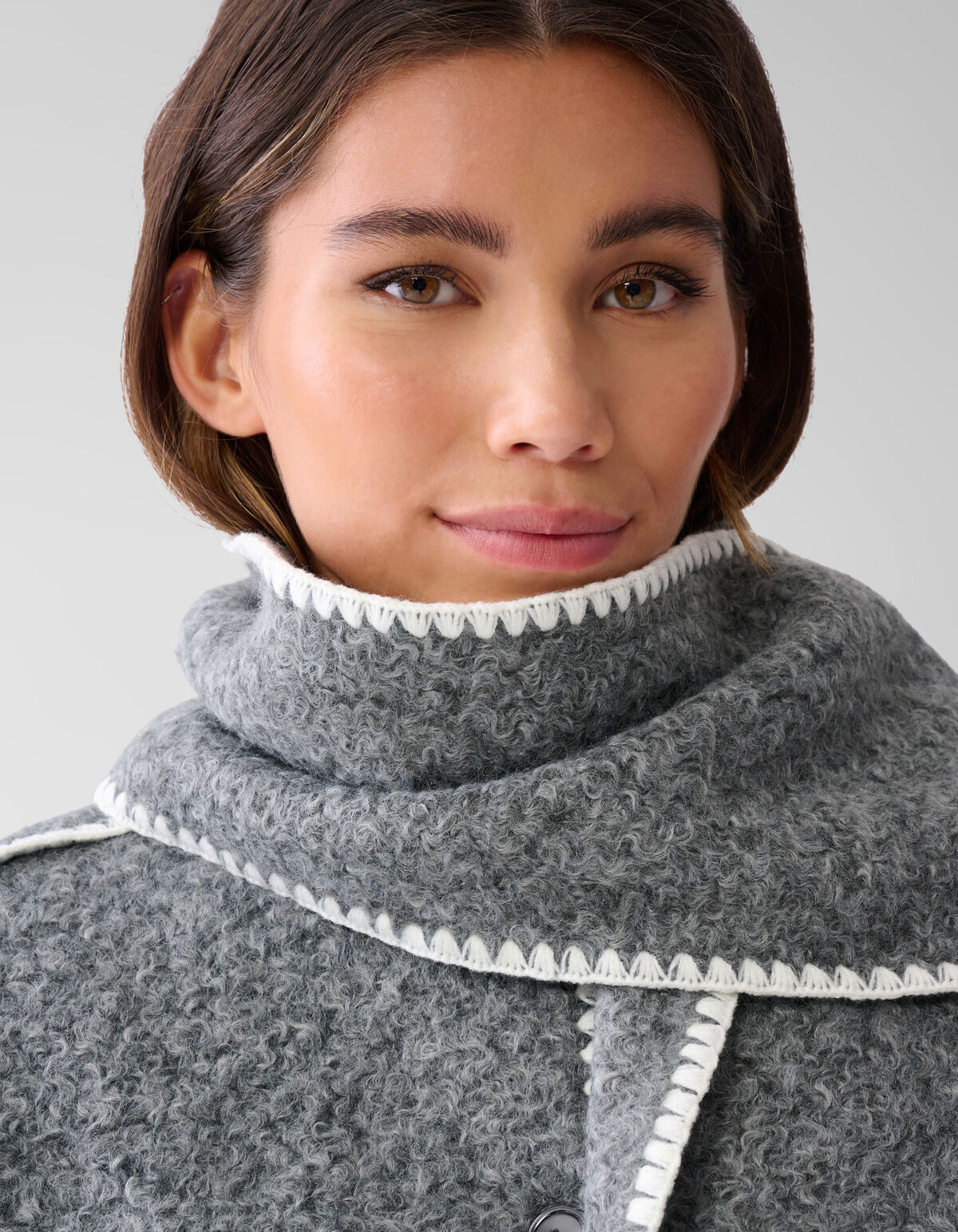 Schal Mantel Grau SHOEBY WOMEN