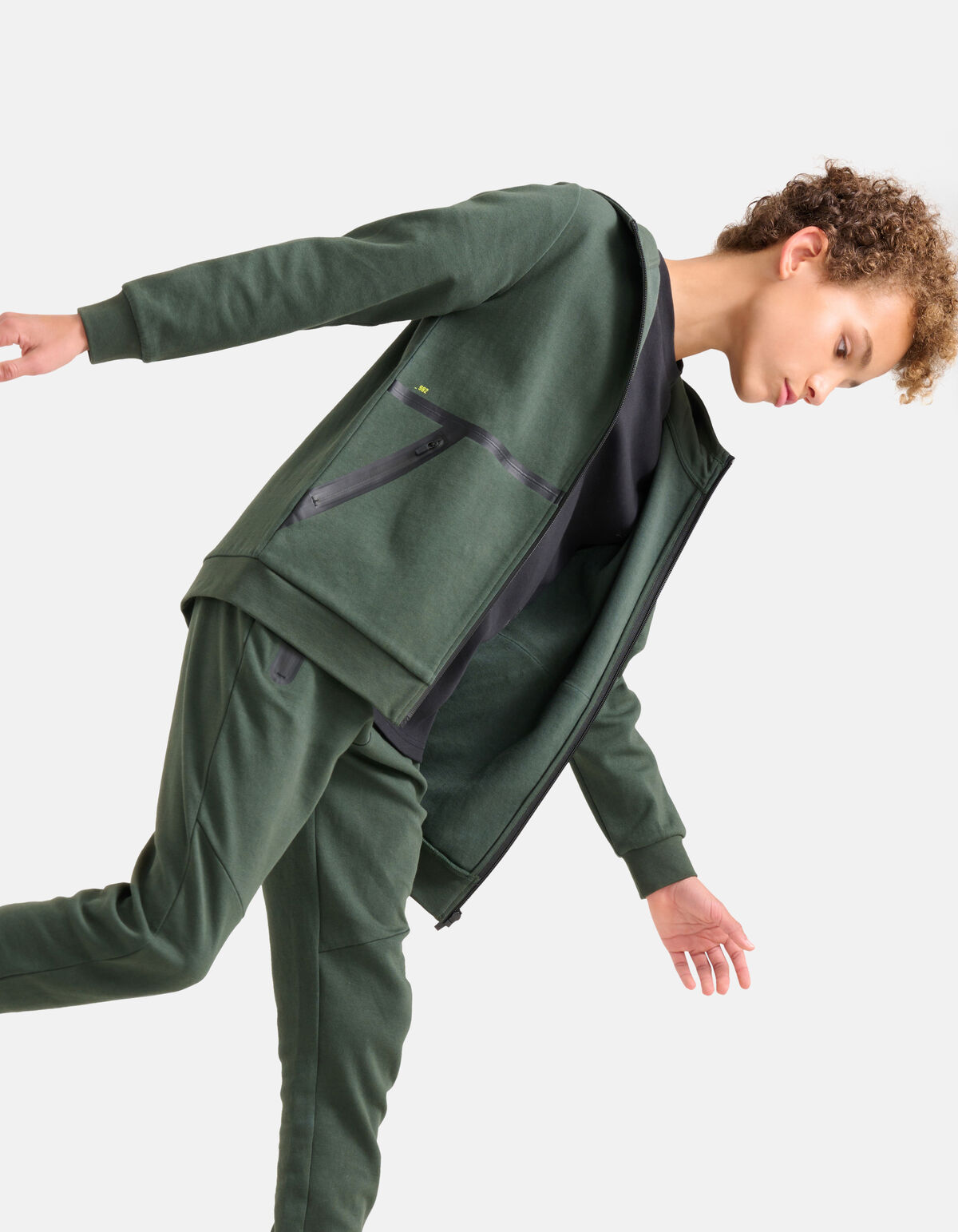 Regular Fit Strickjacke Dunkelgrün SHOEBY BOYS