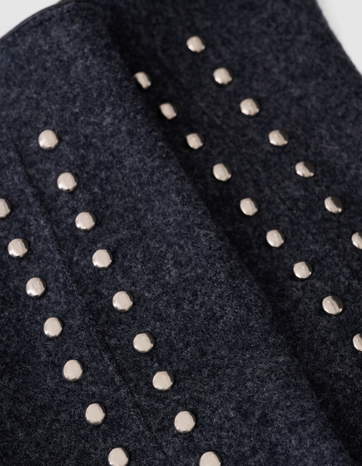 Studded Handschuhe Dunkelgrau SHOEBY ACCESSOIRES