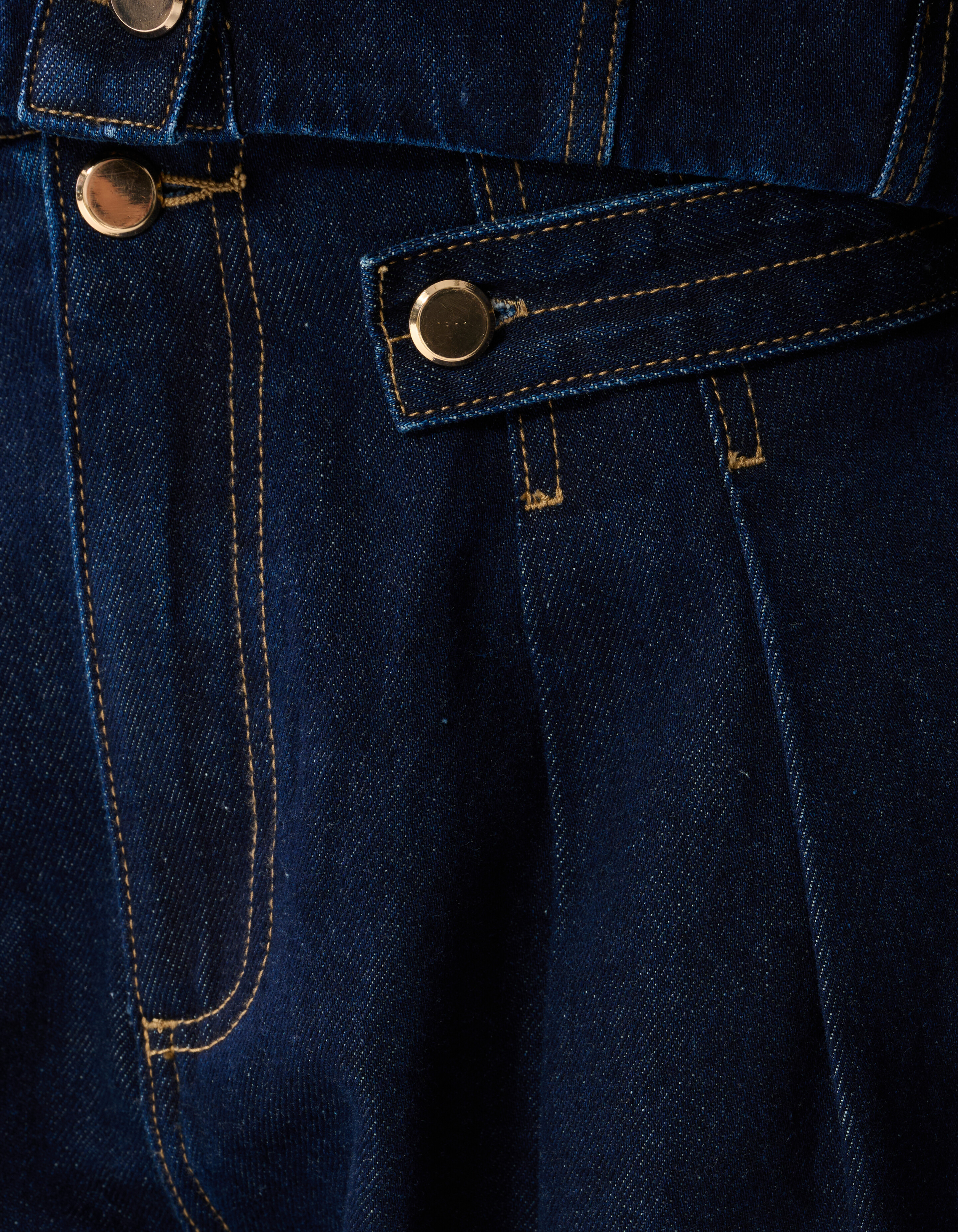 Jeans mit Falten, Knopfleiste und weitem Bein Dun SHOEBY WOMEN
