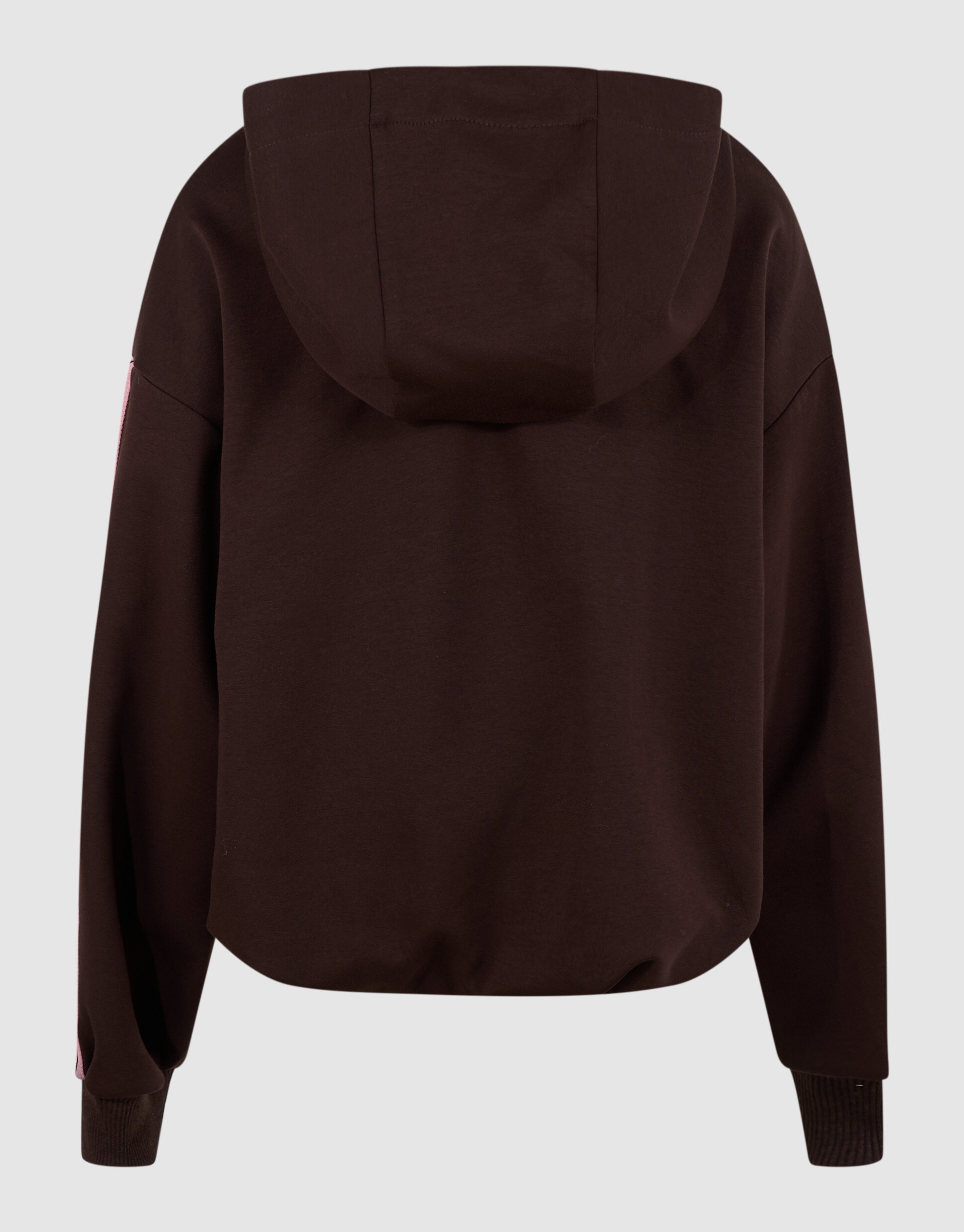 Tape Balloon Fit Hoodie in Dunkelbraun SHOEBY GIRLS