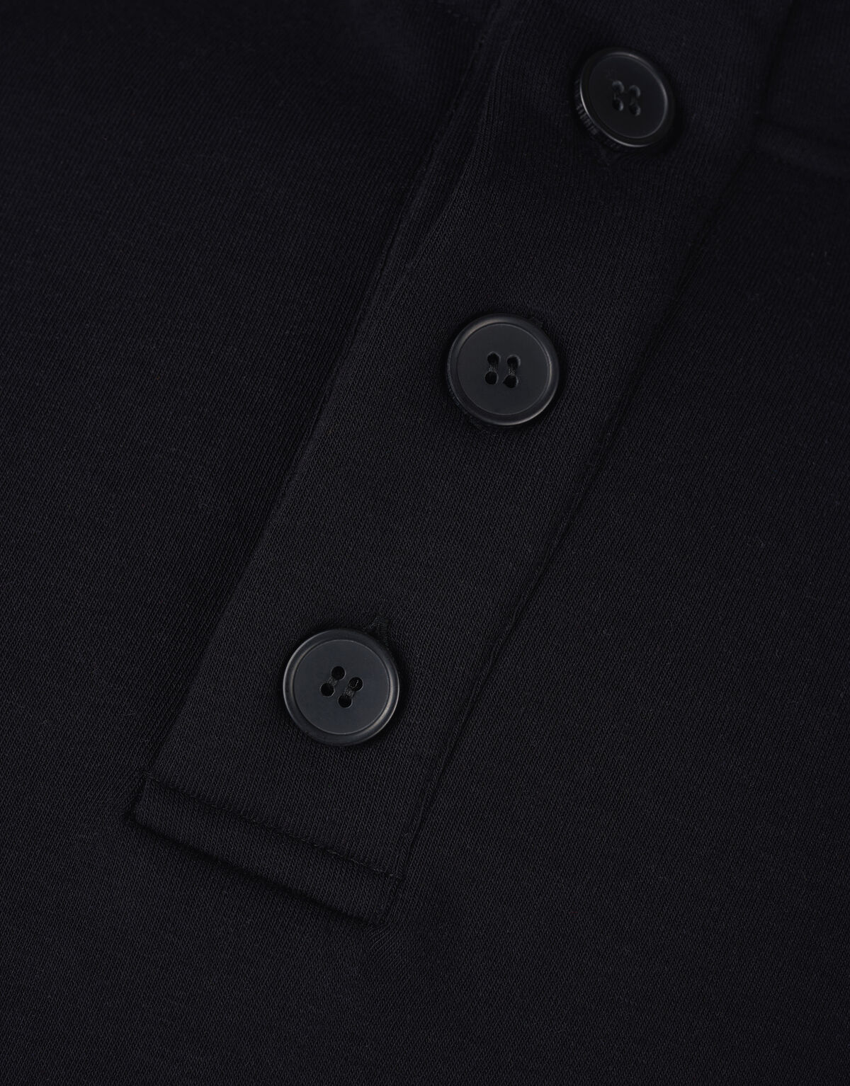 Buttons Pullover Schwarz SHOEBY MEN