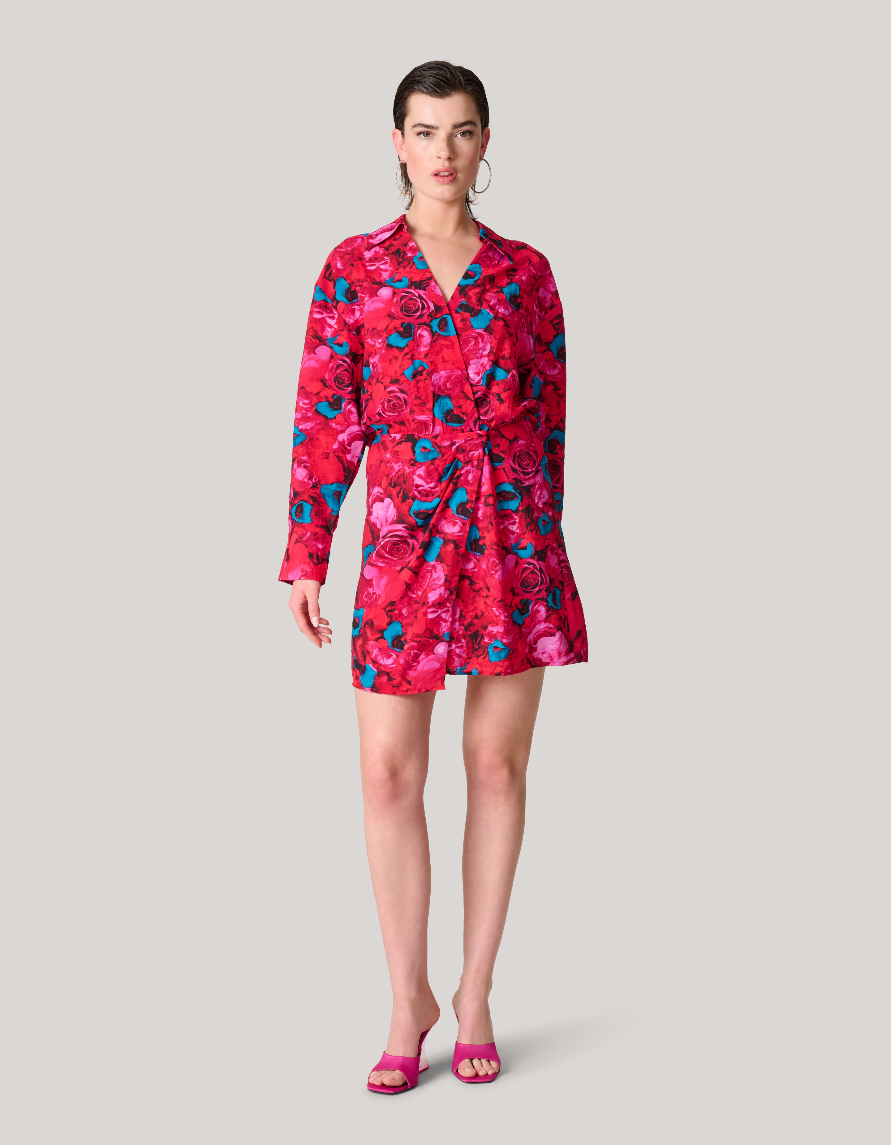 Gedruckter Jurk Rood SHOEBY WOMEN