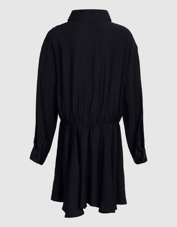 Kleid Mit Strass Schwarz SHOEBY GIRLS