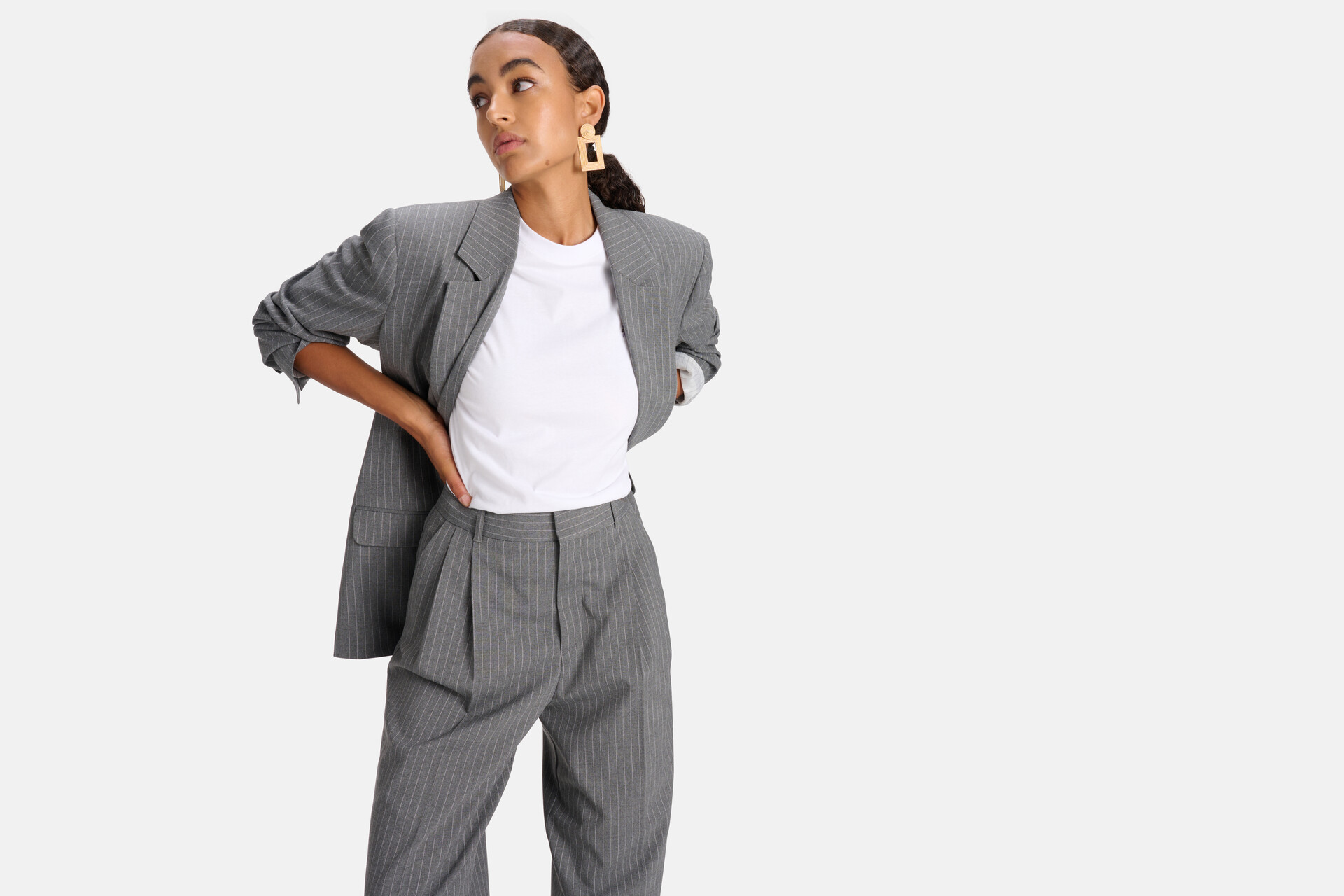 Nadelstreifenblazer Anthrazit SHOEBY WOMEN