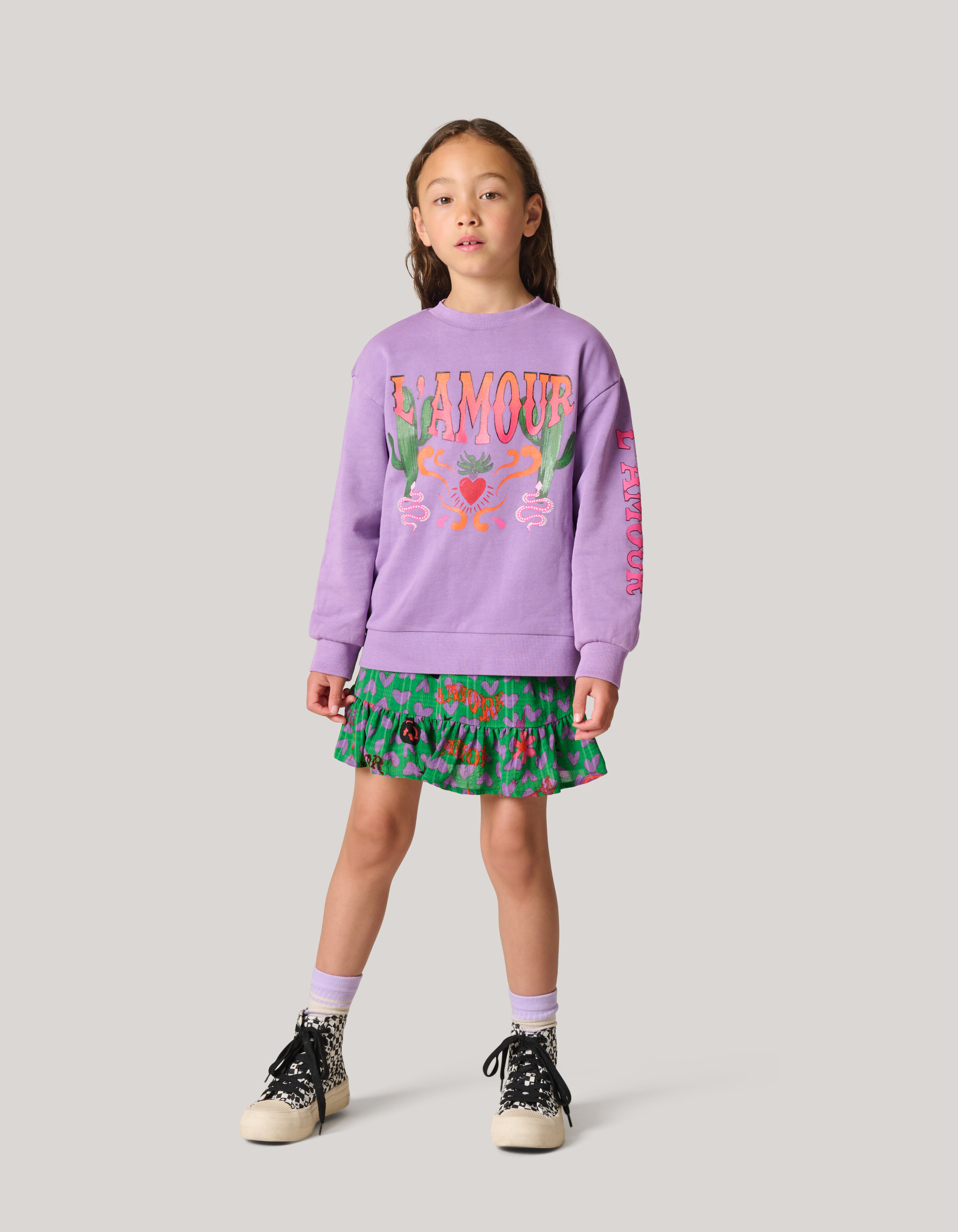 Bedruckter Rock Grün SHOEBY GIRLS
