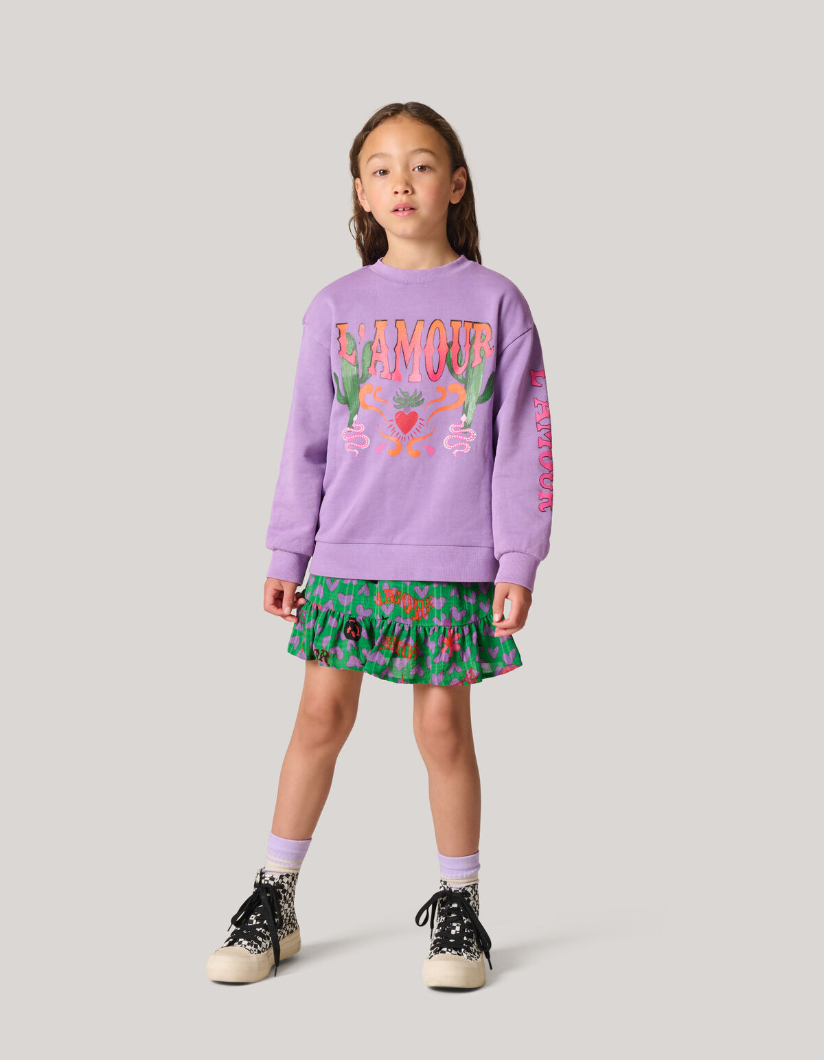Bedruckter Rock Grün SHOEBY GIRLS
