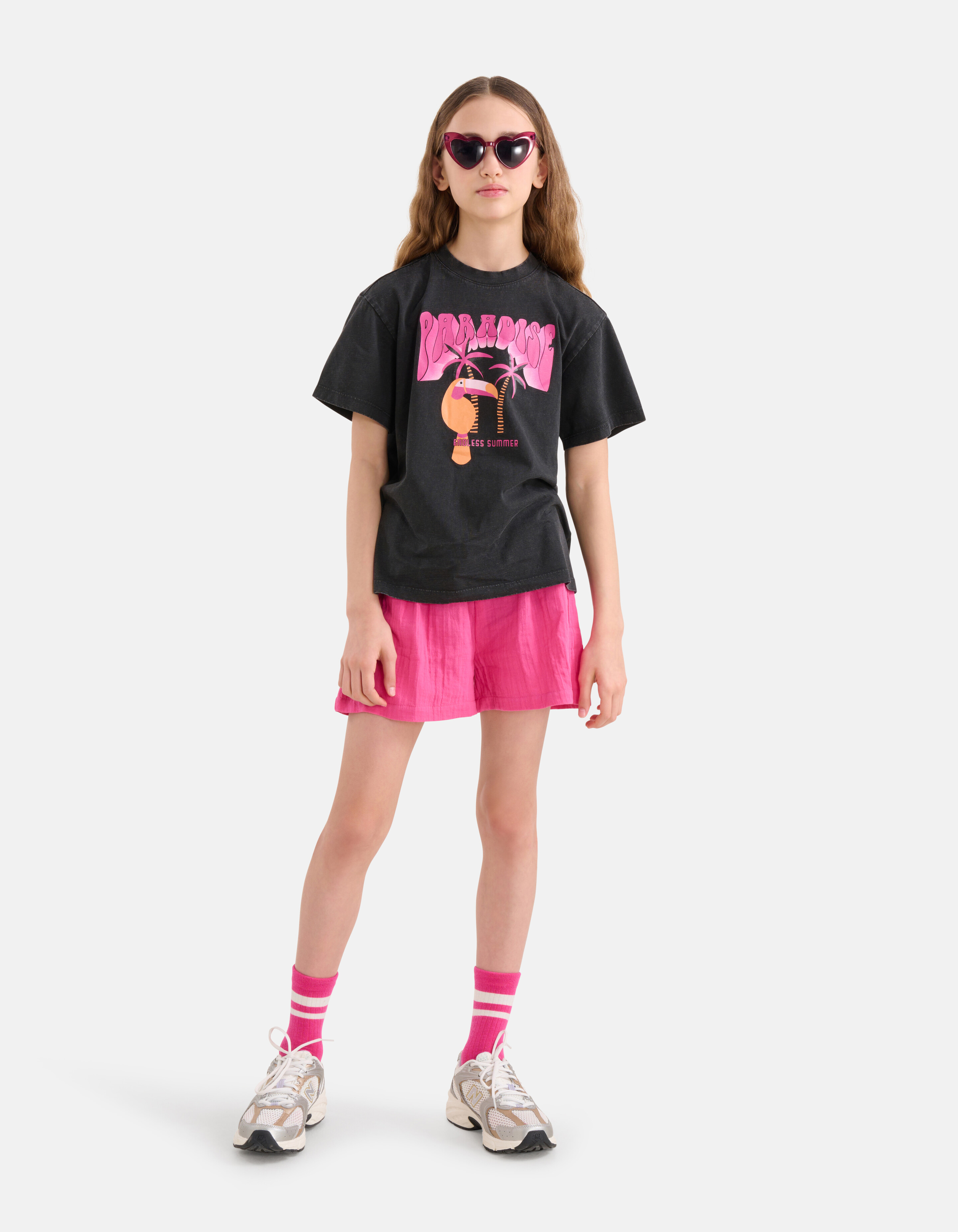 Artwork T-shirt Schwarz SHOEBY GIRLS