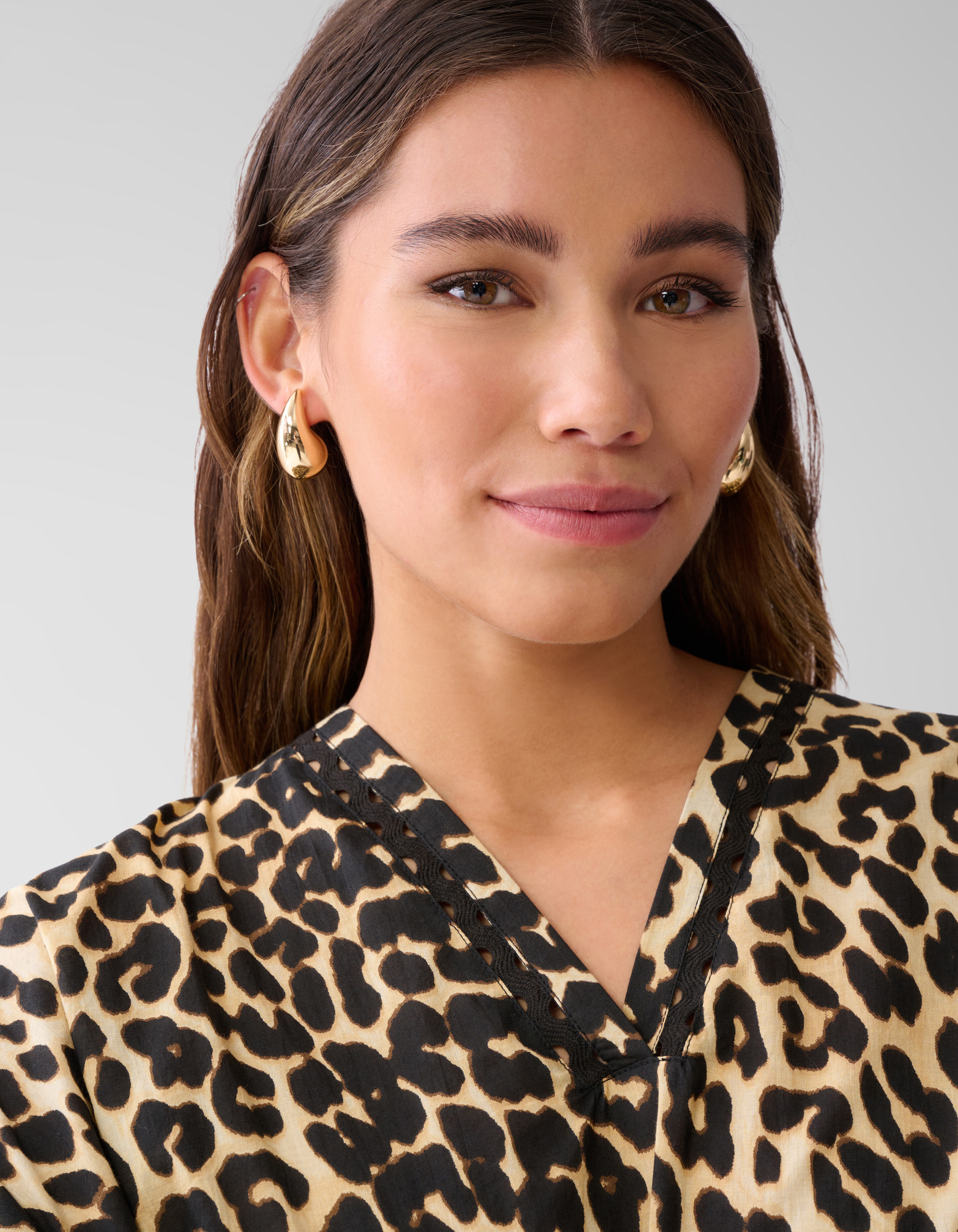 Leopardenband-Bluse Bruin SHOEBY WOMEN