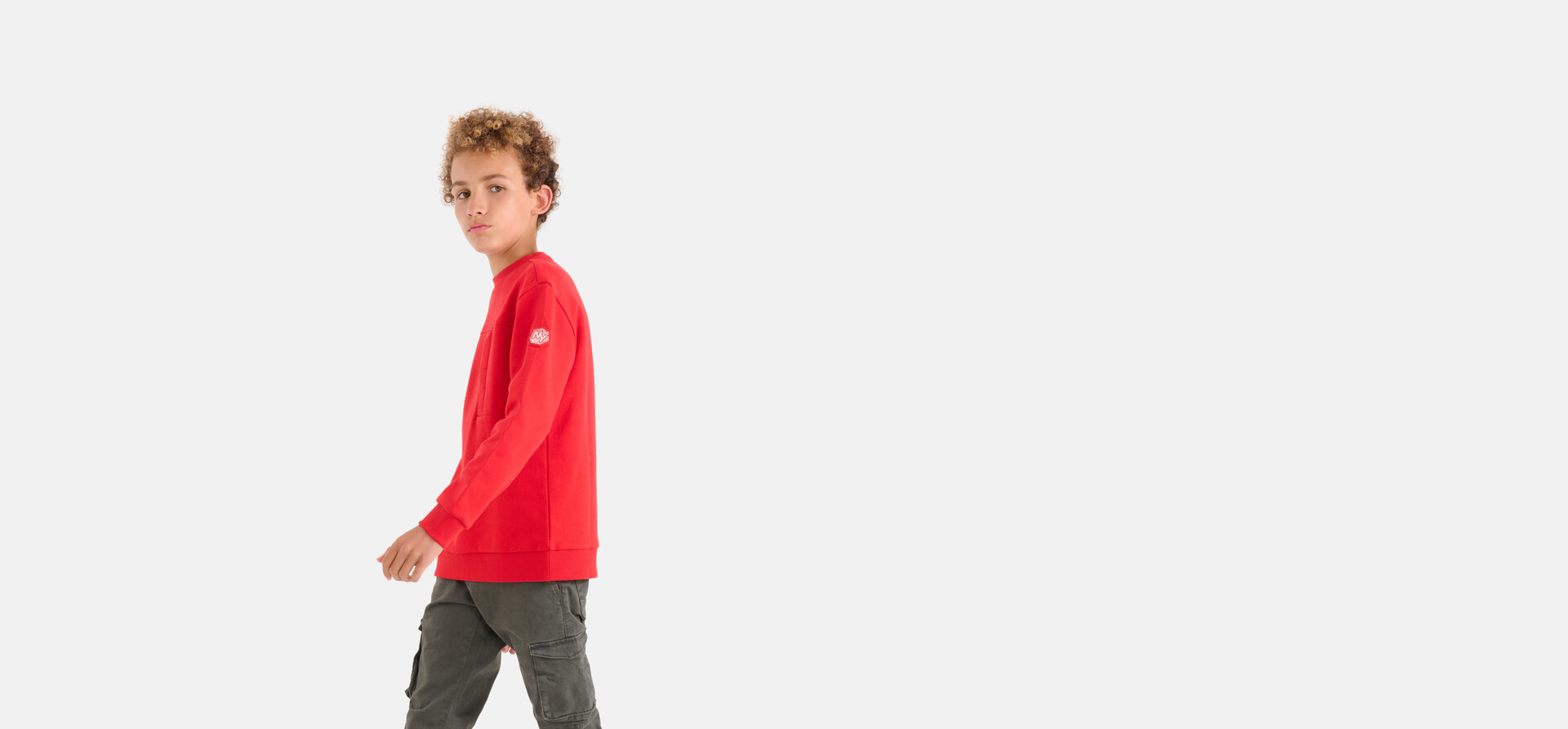 Pocket Sweater Rood SHOEBY BOYS