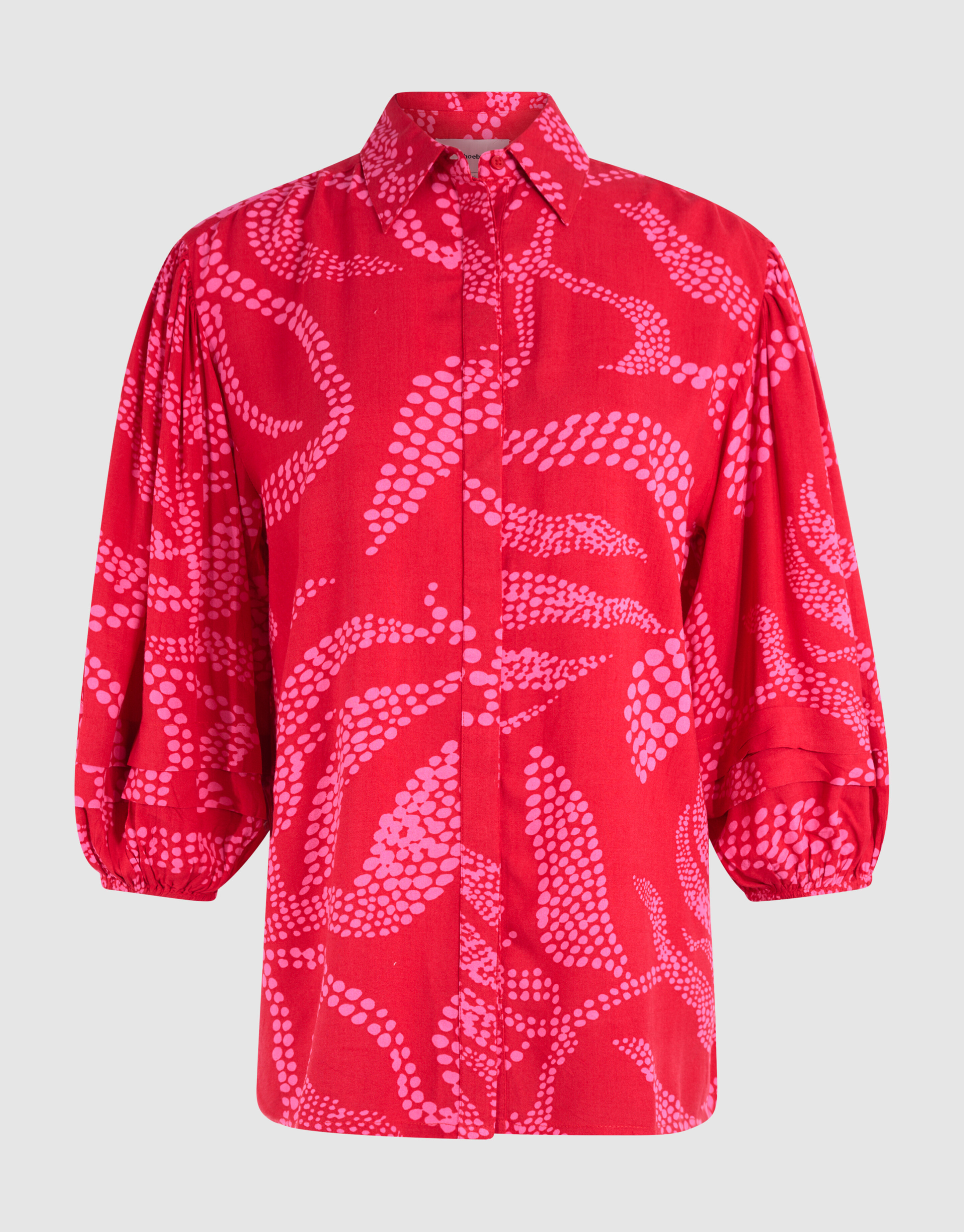Bedruckte Bluse Rot SHOEBY WOMEN