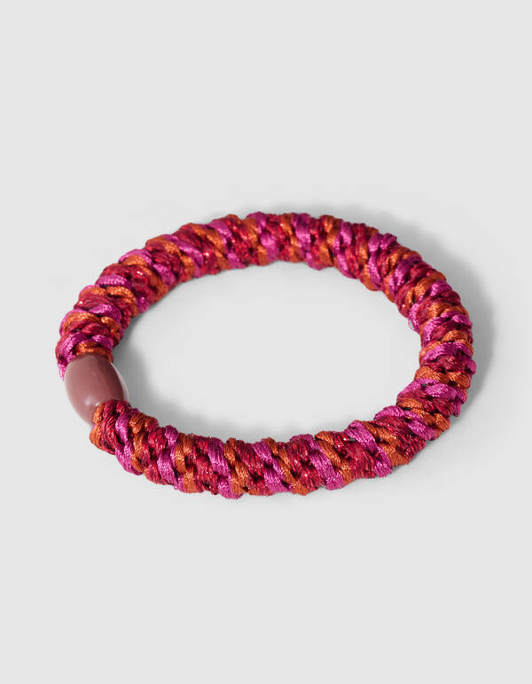 Lurex-Haargummi Dunkelrosa/Orange SHOEBY ACCESSOIRES