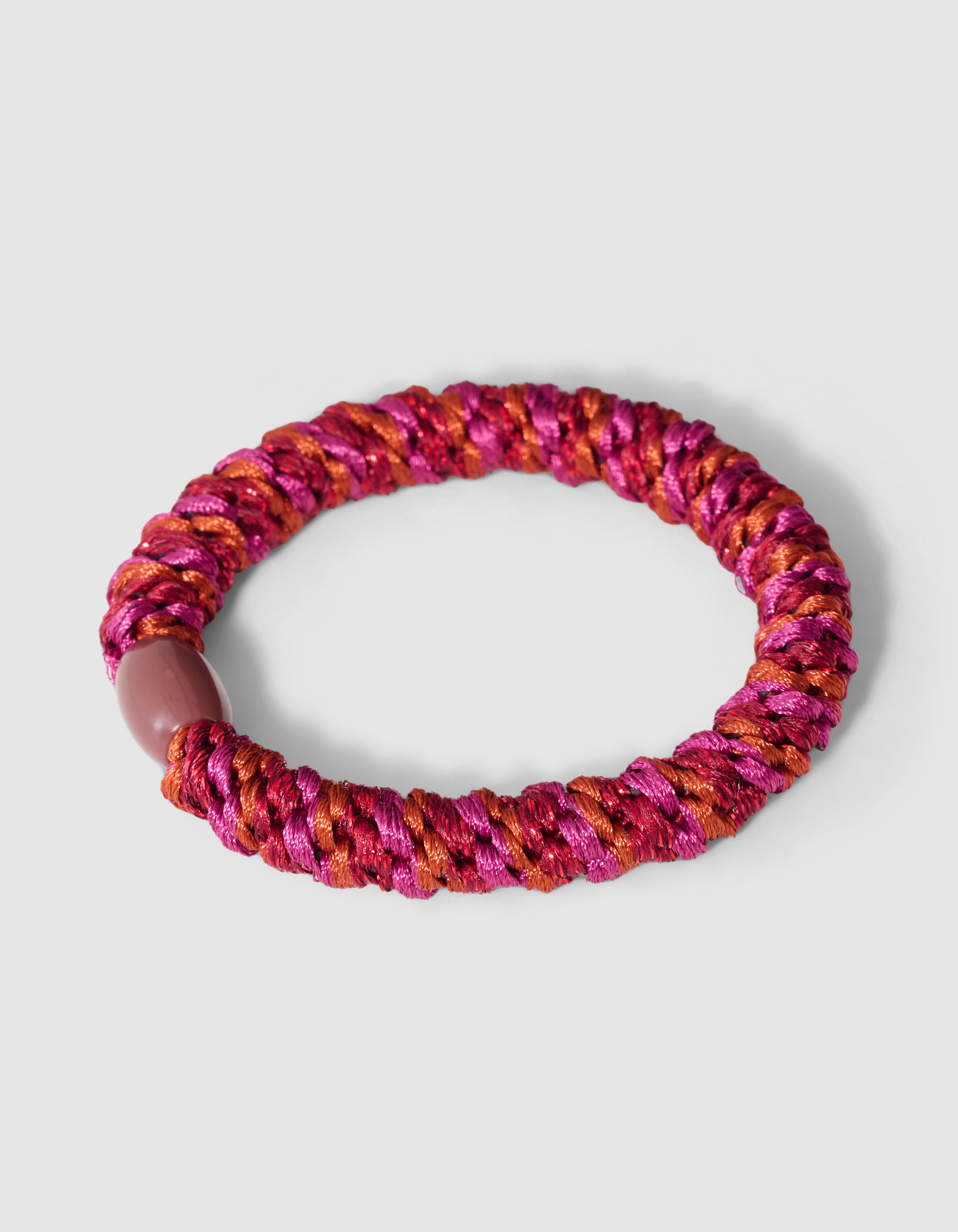 Lurex-Haargummi Dunkelrosa/Orange SHOEBY ACCESSOIRES