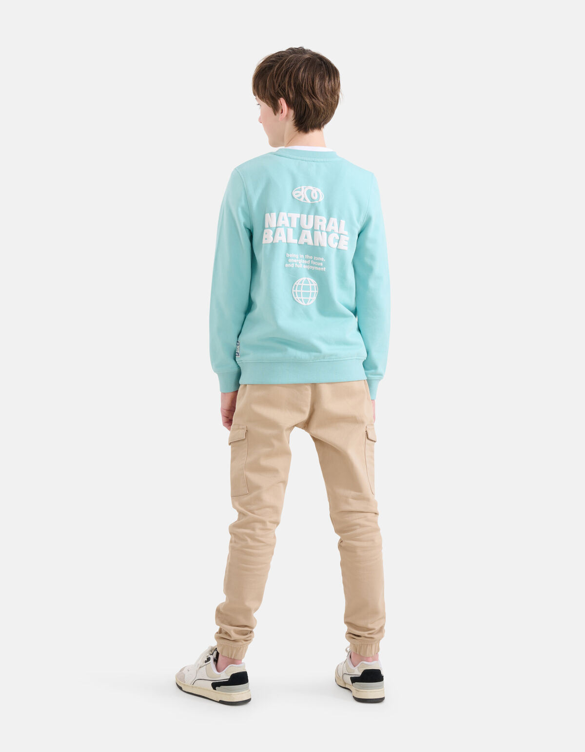 Artwork Sweater Blauw SHOEBY BOYS