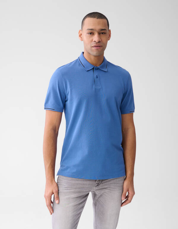 Pique Polo Blau SHOEBY MEN