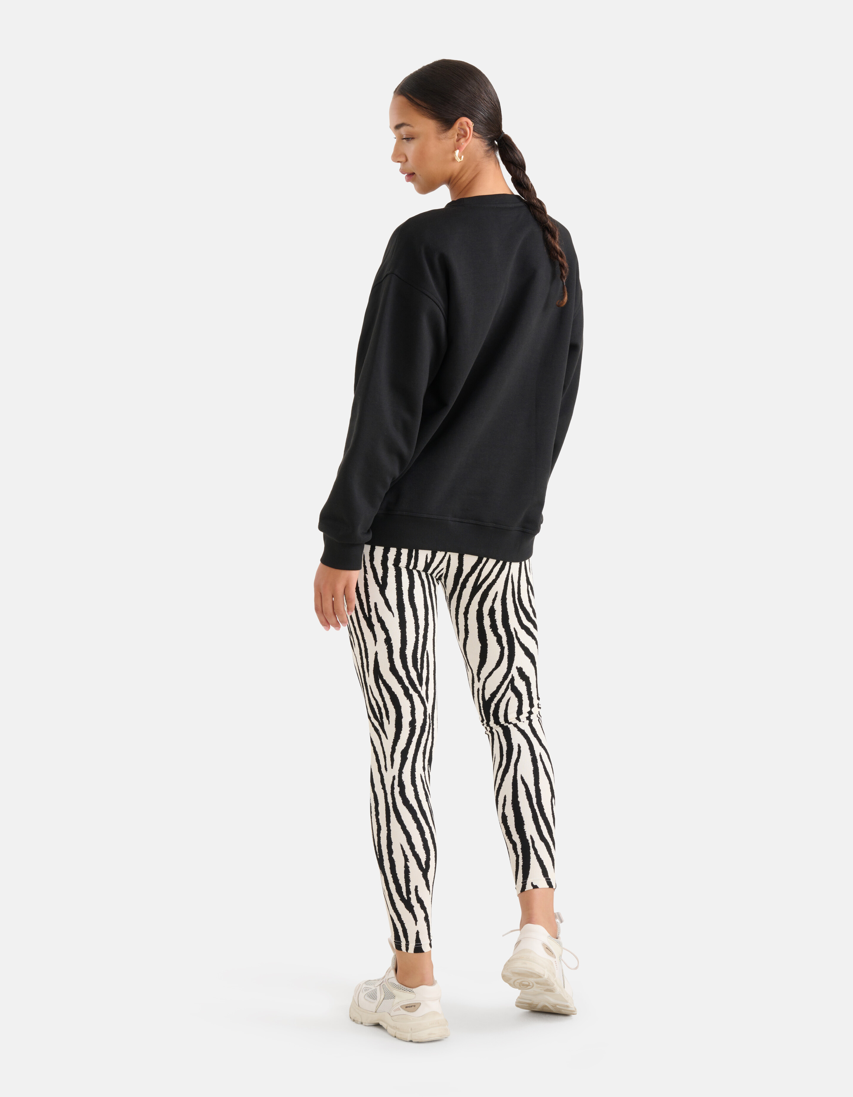 Zebra Print Legging Schwarz/Weiß SHOEBY WOMEN