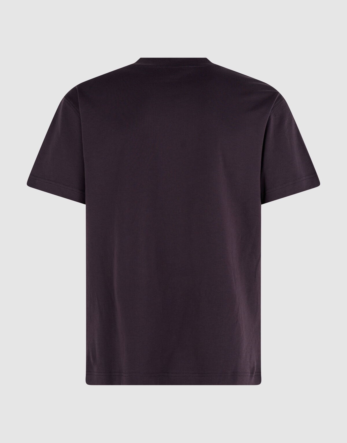 Crinkle Print T-Shirt Dunkellila SHOEBY MEN
