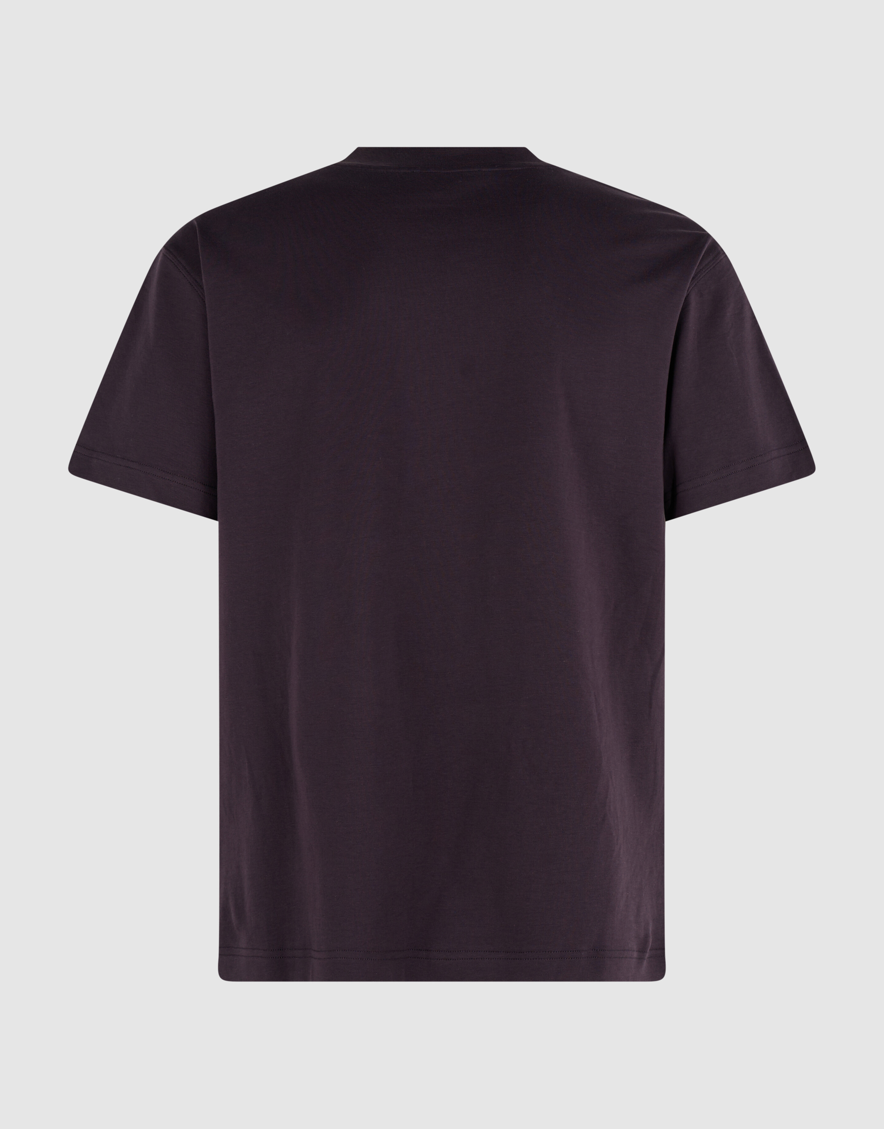 Crinkle Print T-Shirt Dunkellila SHOEBY MEN