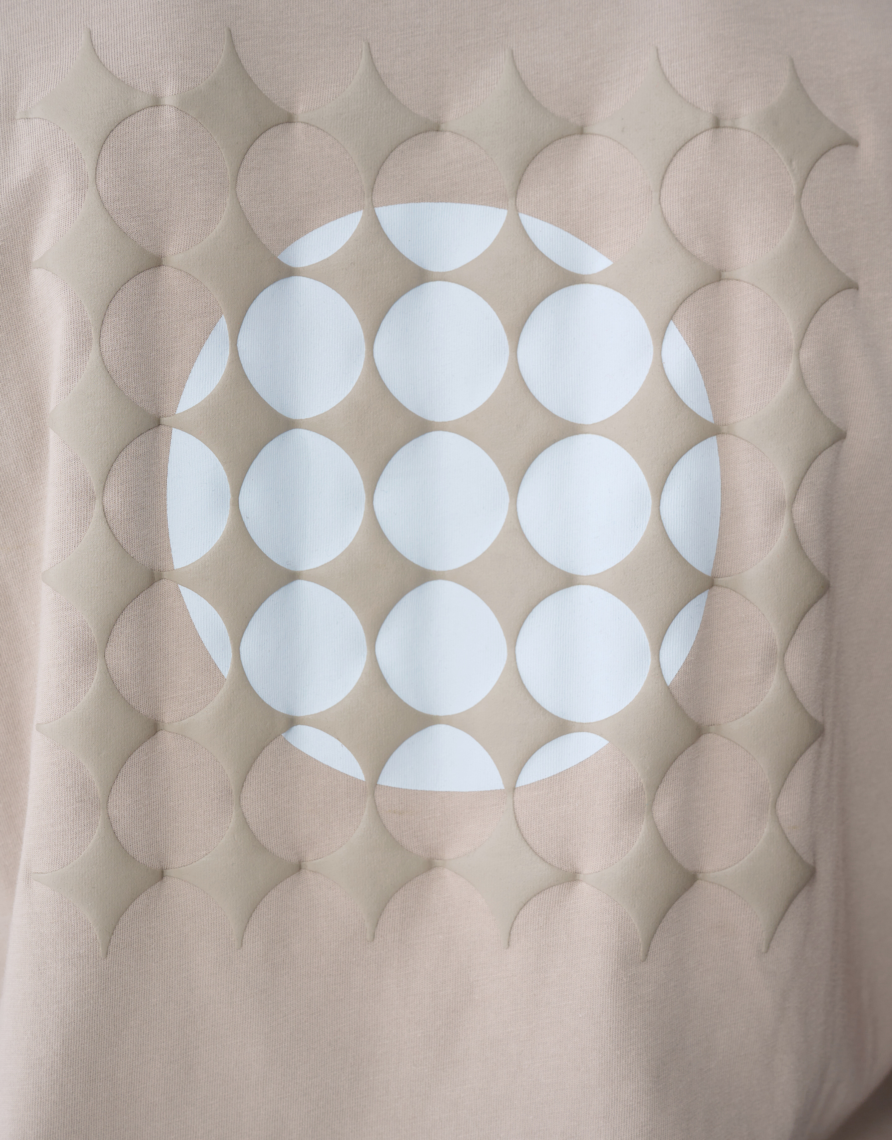 Fading Circle Artwork T-Shirt Hellbraun SHOEBY MEN