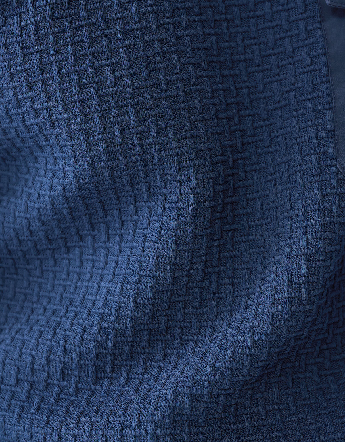 Struktur-Taschen-Pullover Dunkelblau SHOEBY MEN