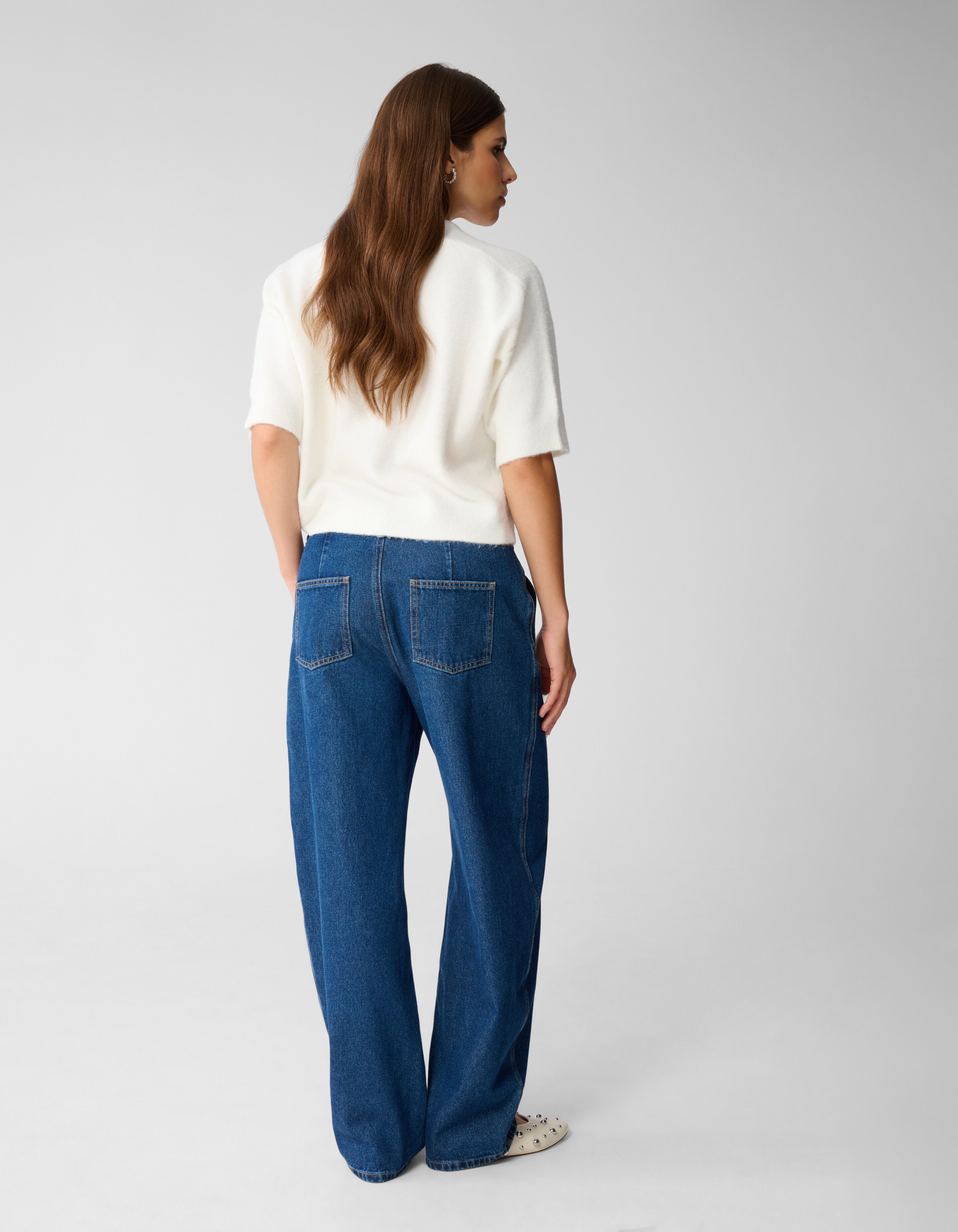 Barrel Fit Jeans Dunkelblau von Mieke SHOEBY WOMEN