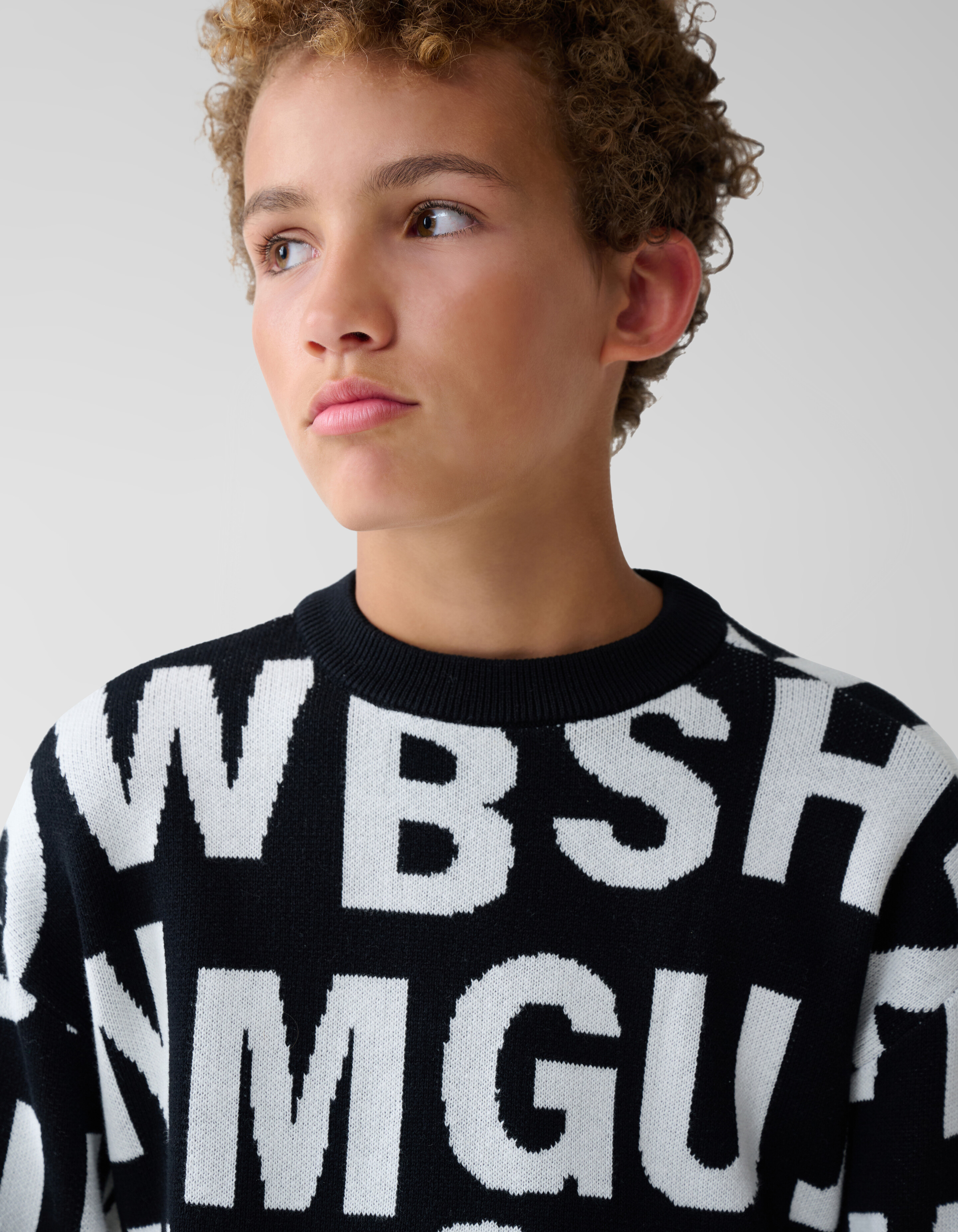 Typo Pullover Schwarz SHOEBY BOYS