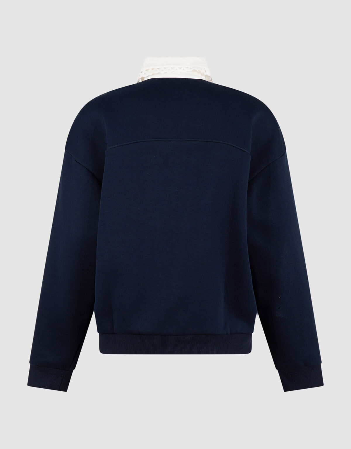 Sporty Polo Sweatshirt Dunkelblau SHOEBY WOMEN