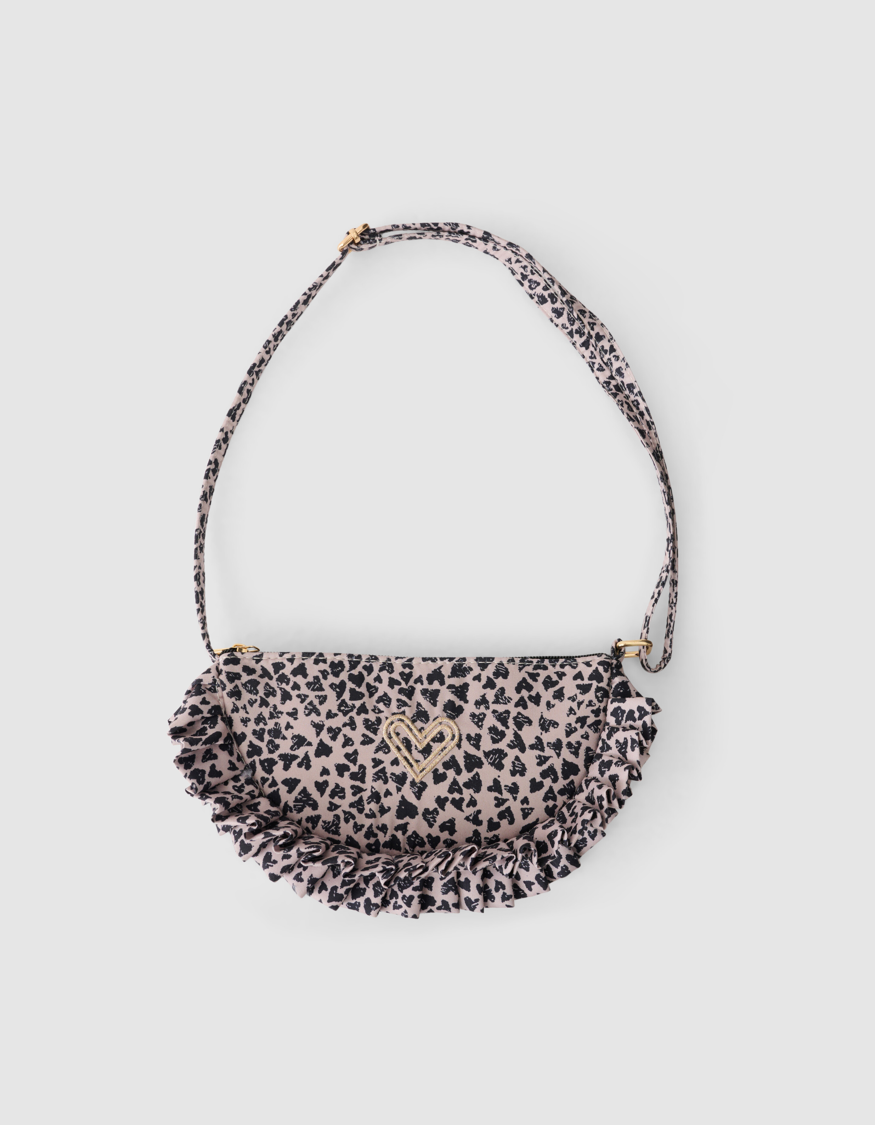 Leopard Heart Tasche Sand SHOEBY ACCESSOIRES
